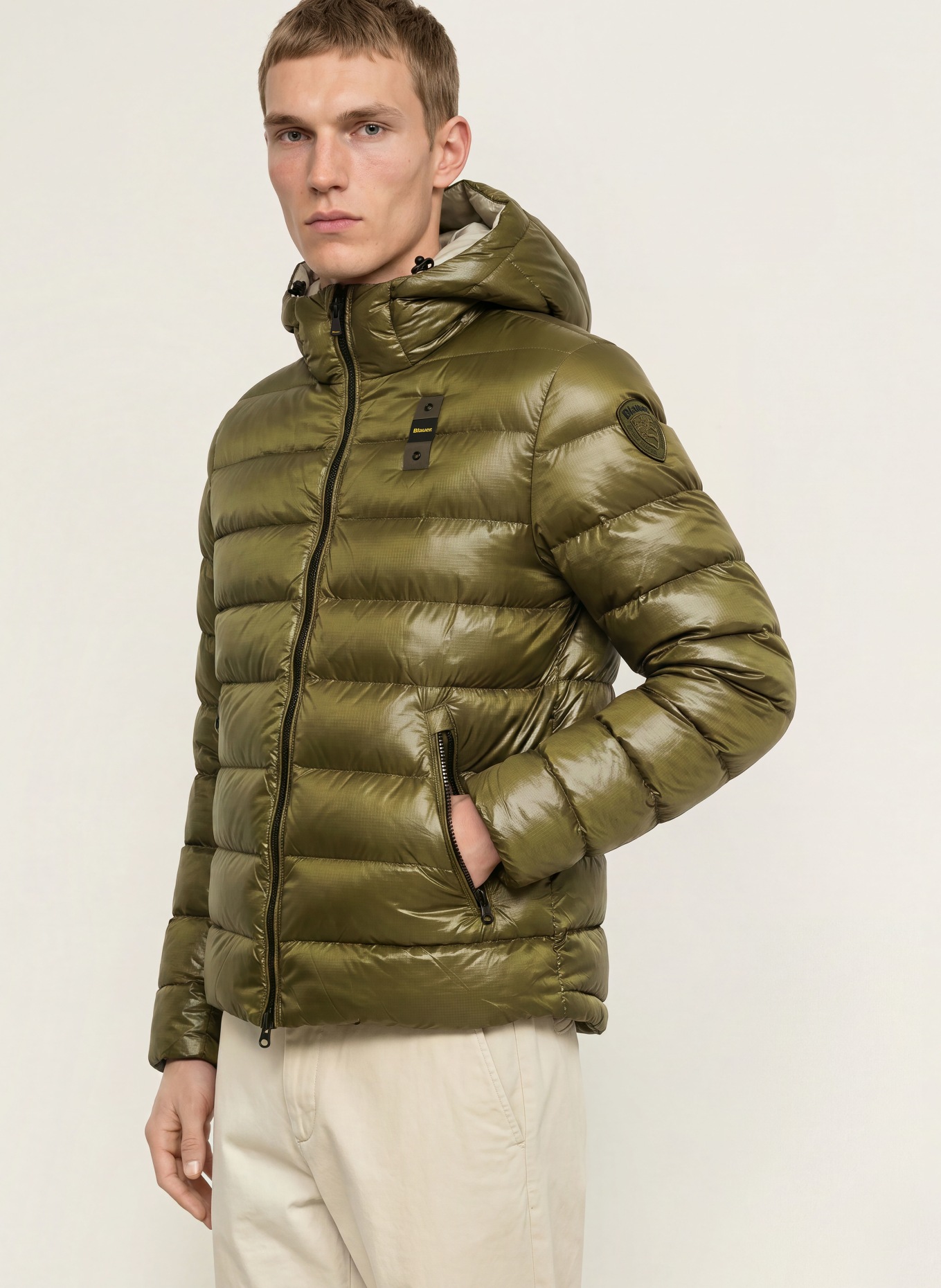 Blauer Veste matelassée ADAMS: OLIVE