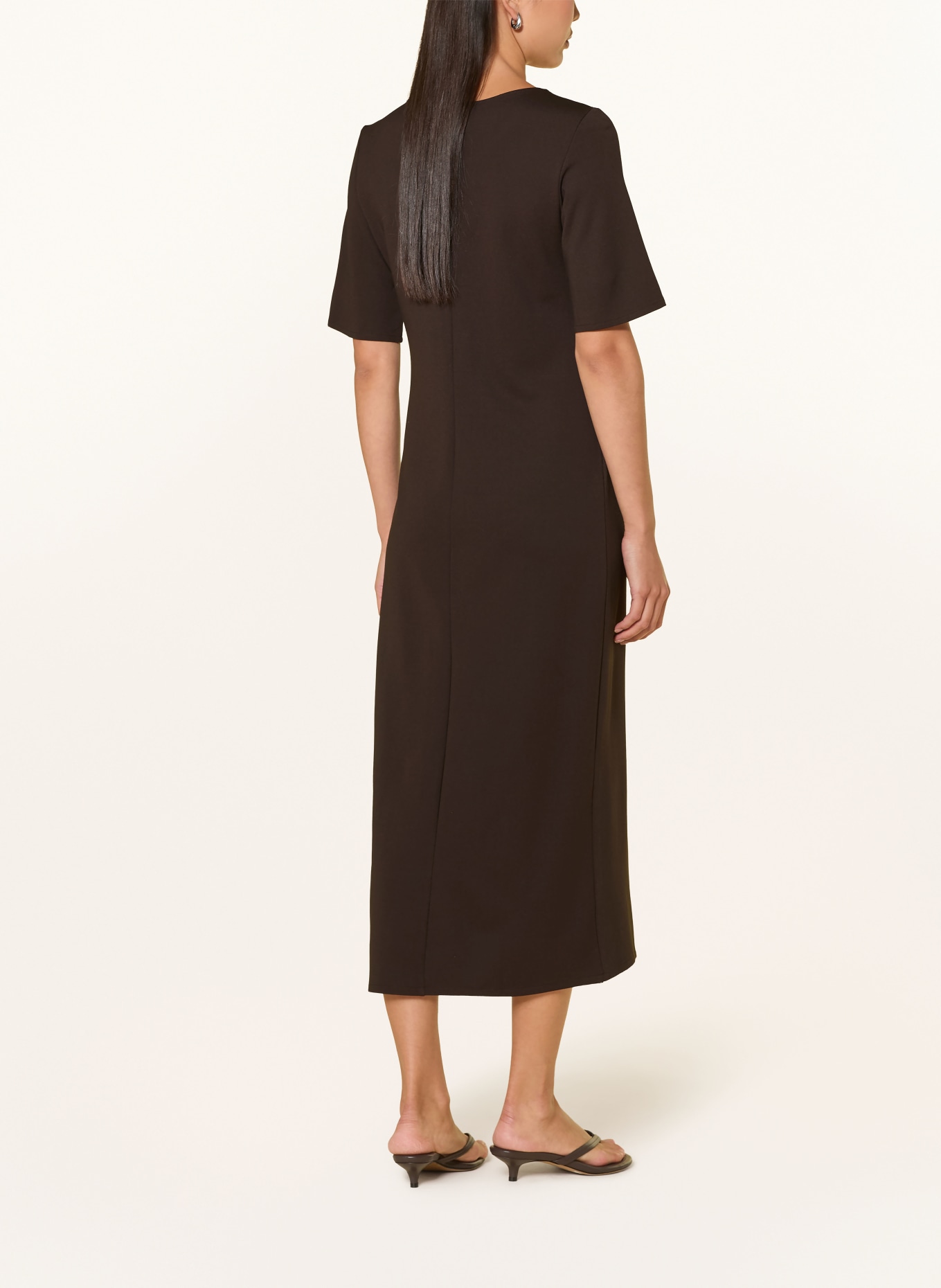 CARTOON Jerseykleid: DUNKELBRAUN