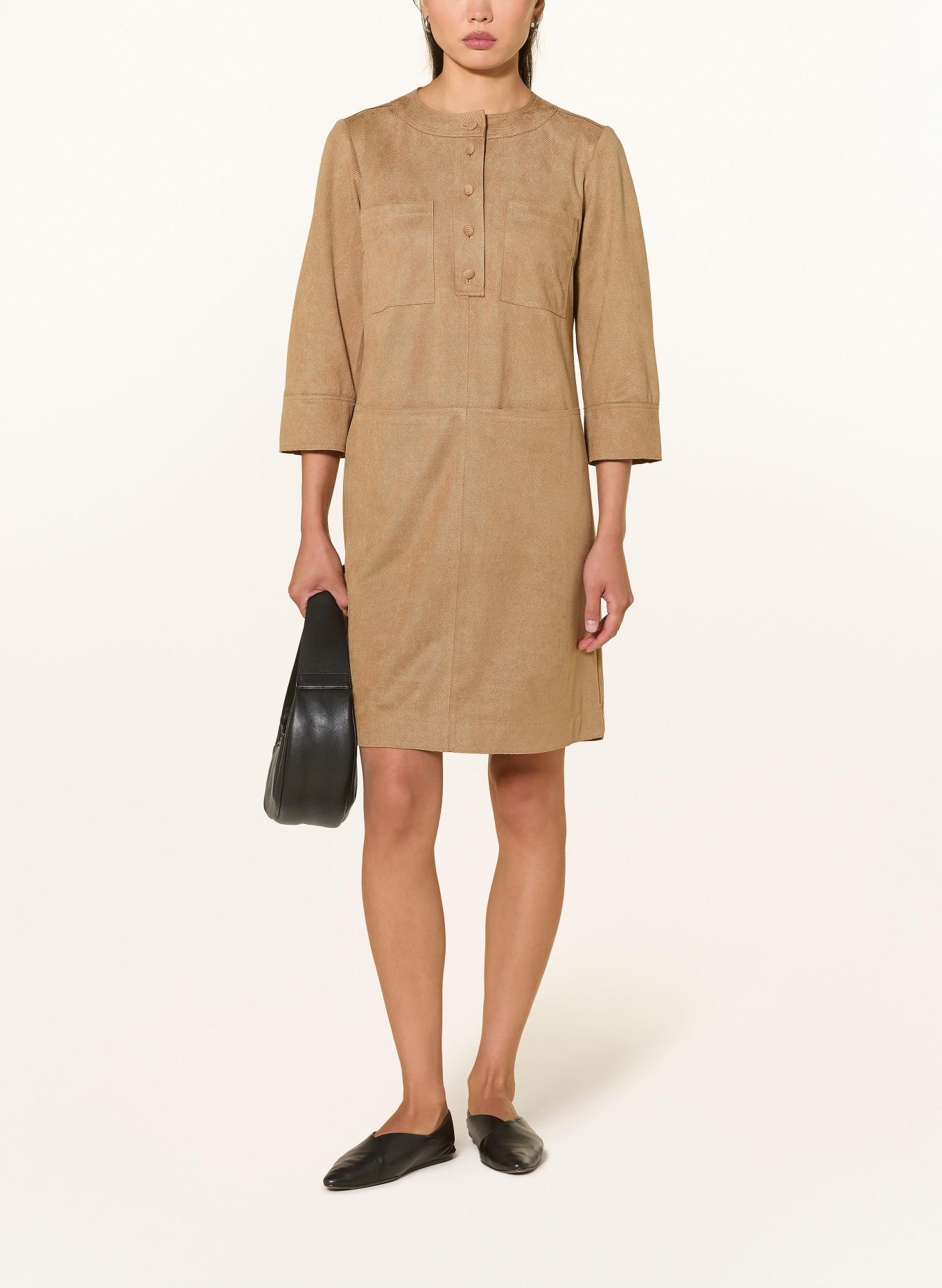 CARTOON Kleid mit 3/4-Arm: CAMEL
