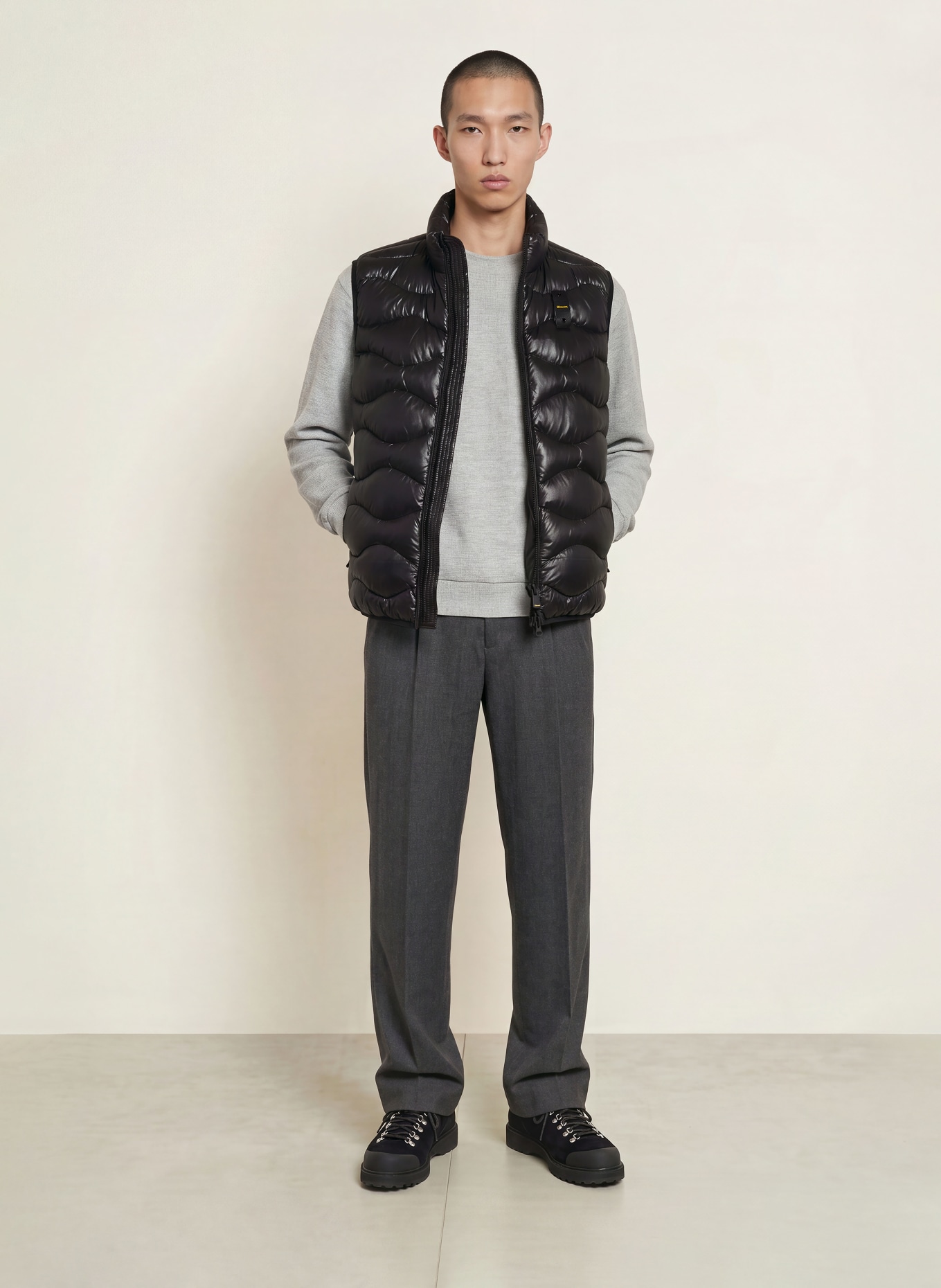 Blauer Gilet matelassé DANNY avec isolation DUPONT™ SORONA®: NOIR