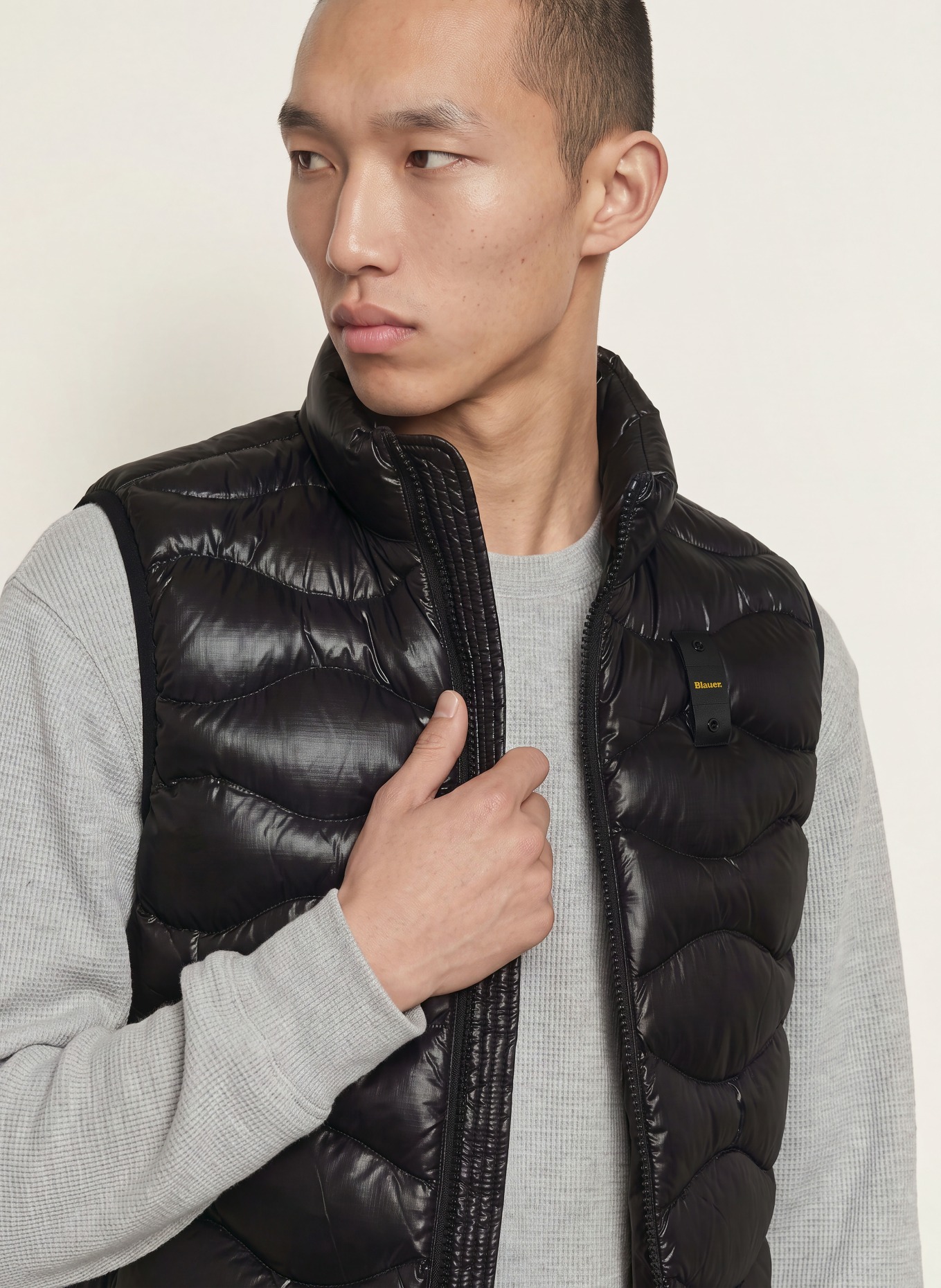 Blauer Gilet matelassé DANNY avec isolation DUPONT™ SORONA®: NOIR