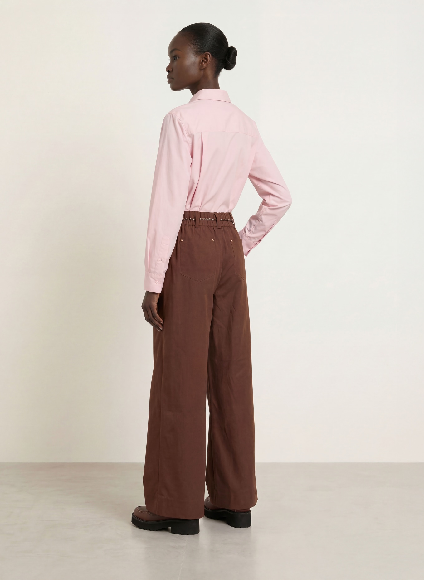 maje Marlenehose: DUNKELBRAUN