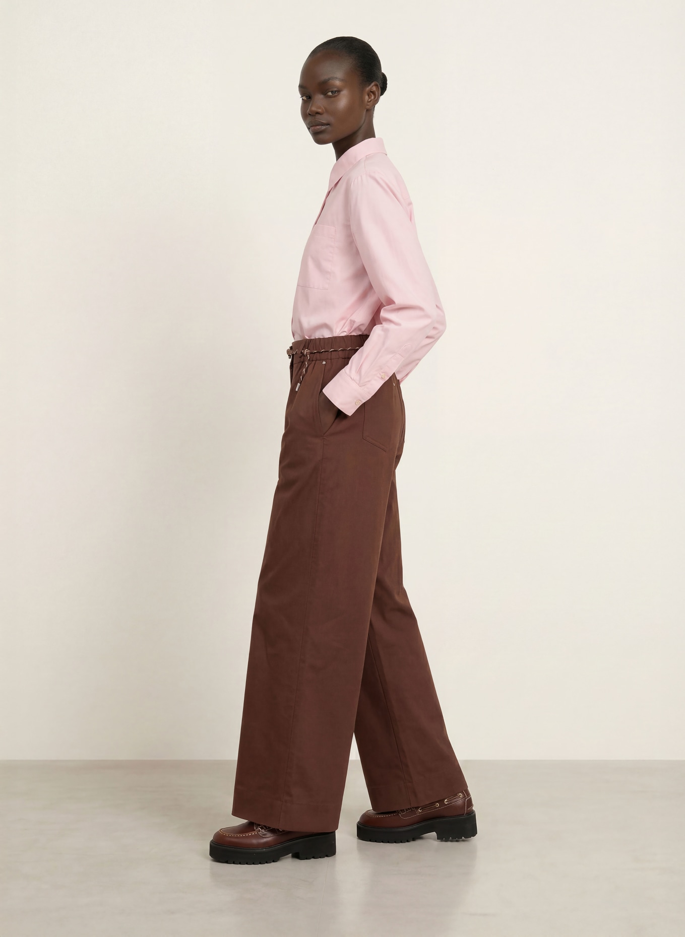 maje Marlenehose: DUNKELBRAUN