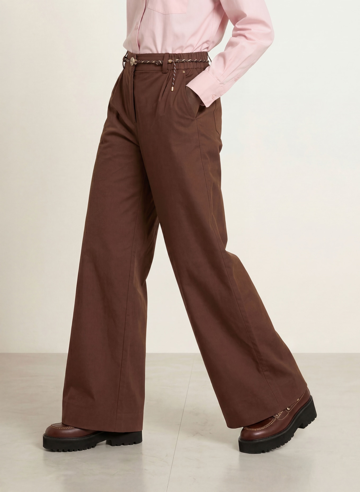 maje Marlenehose: DUNKELBRAUN