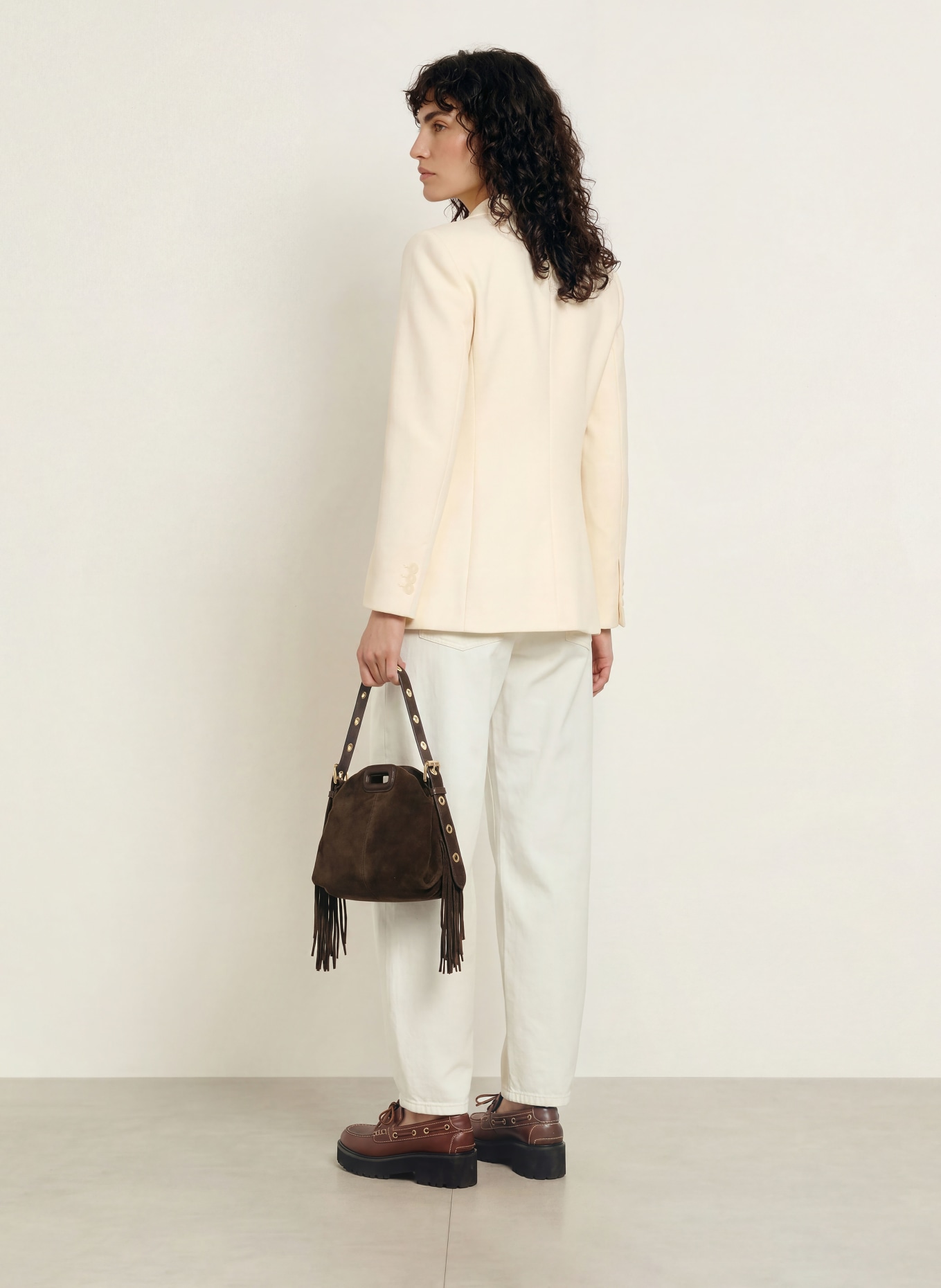 maje Blazer: ECRU