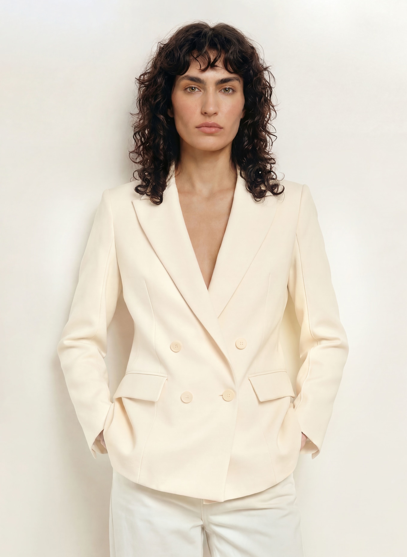 maje Blazer: ECRU