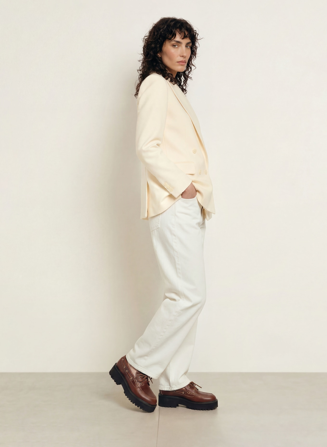 maje Blazer: ECRU
