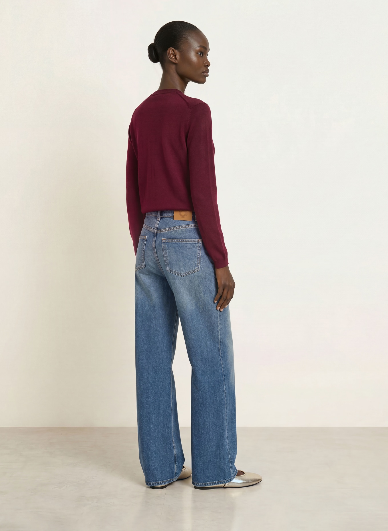 maje Strickjacke: DUNKELROT