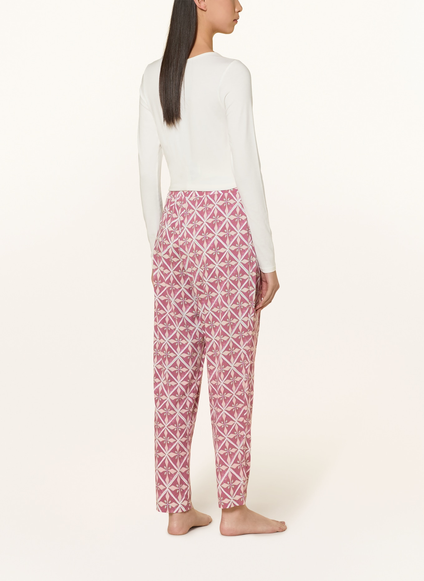mey Bas de pyjama de la série GEOMETRIC ILLUSION: VIEUX ROSE / LILAS / MENTHE