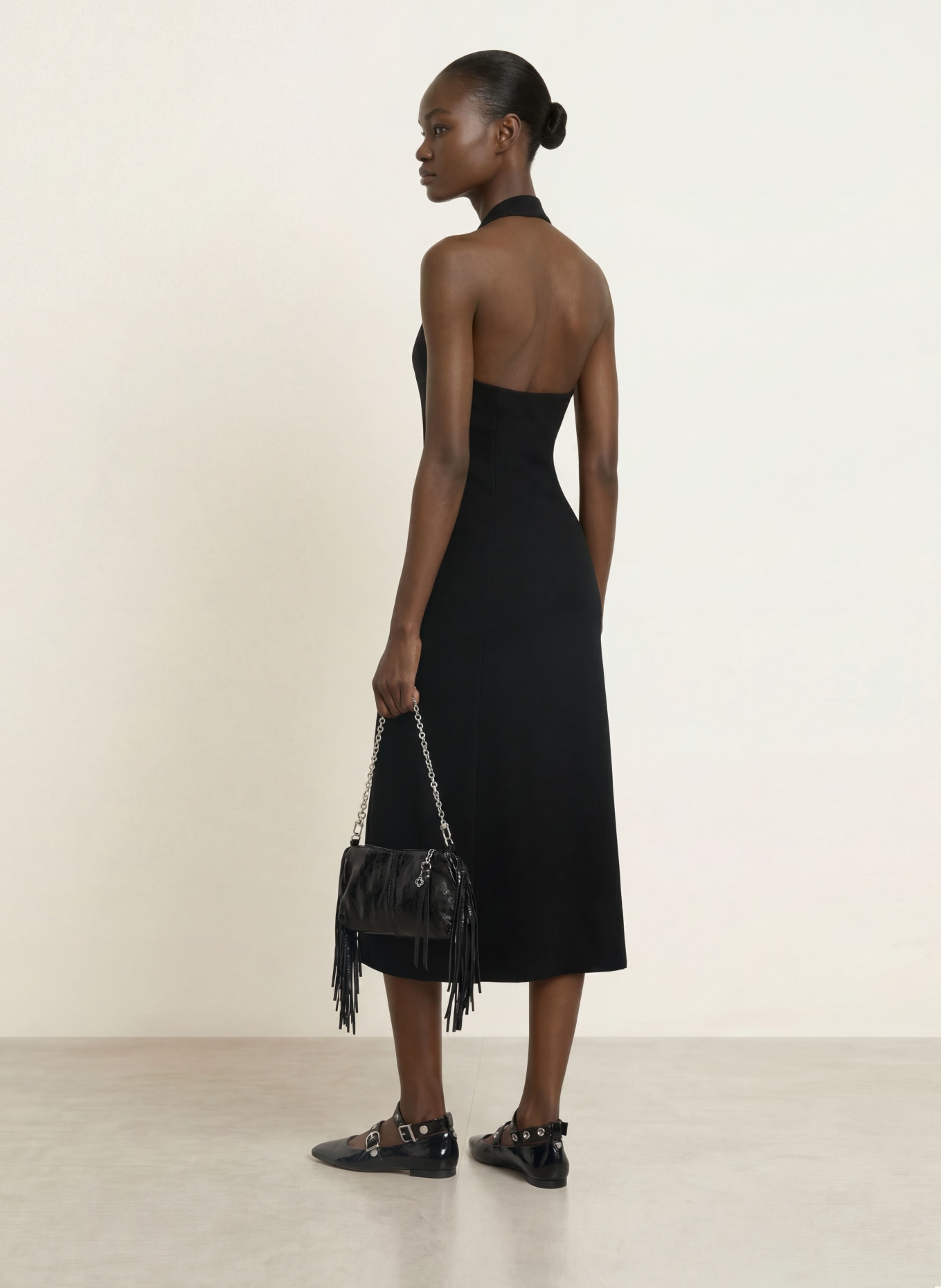 maje Strickkleid: SCHWARZ