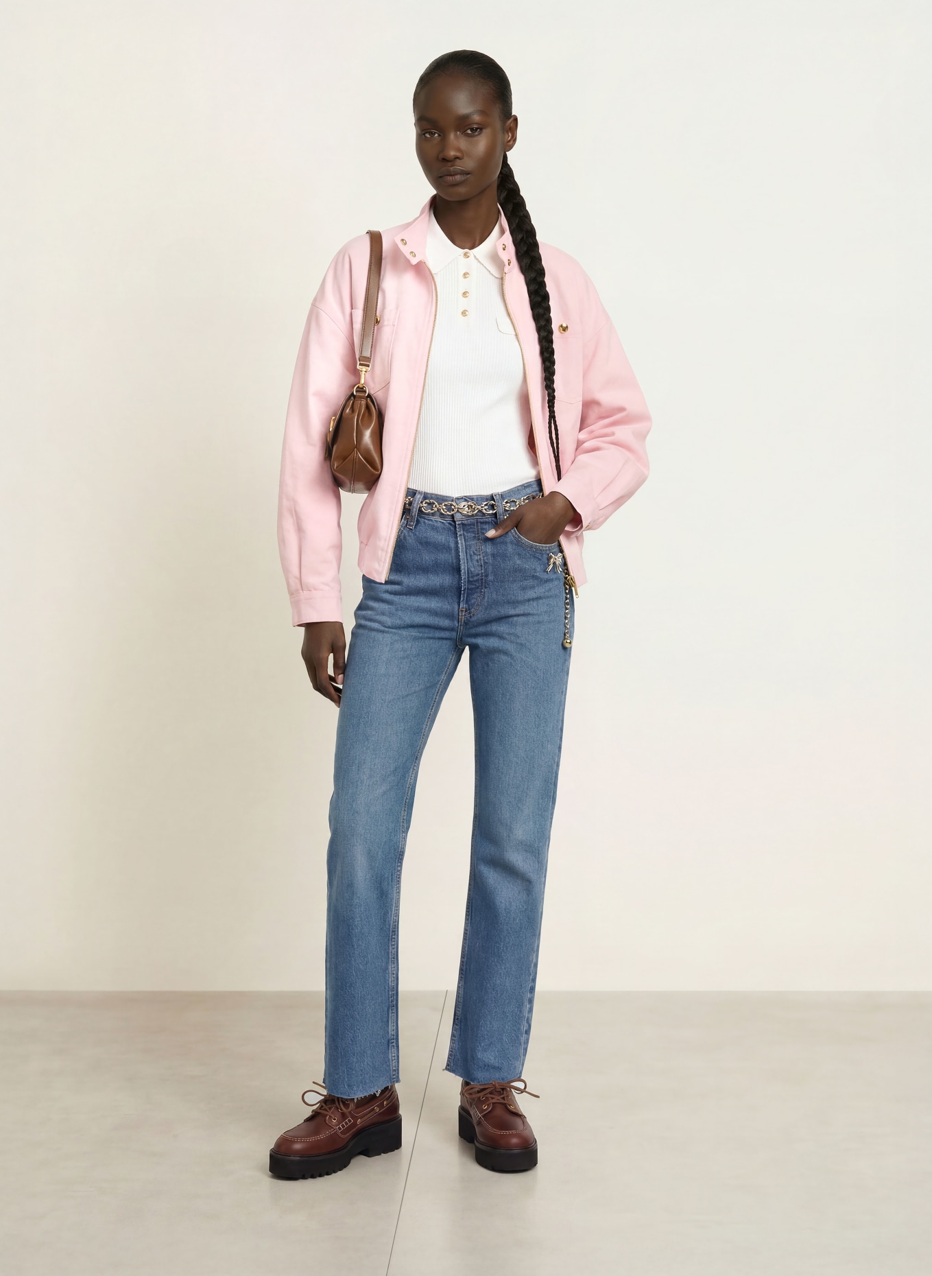 maje Straight Jeans: 0201 BLUE