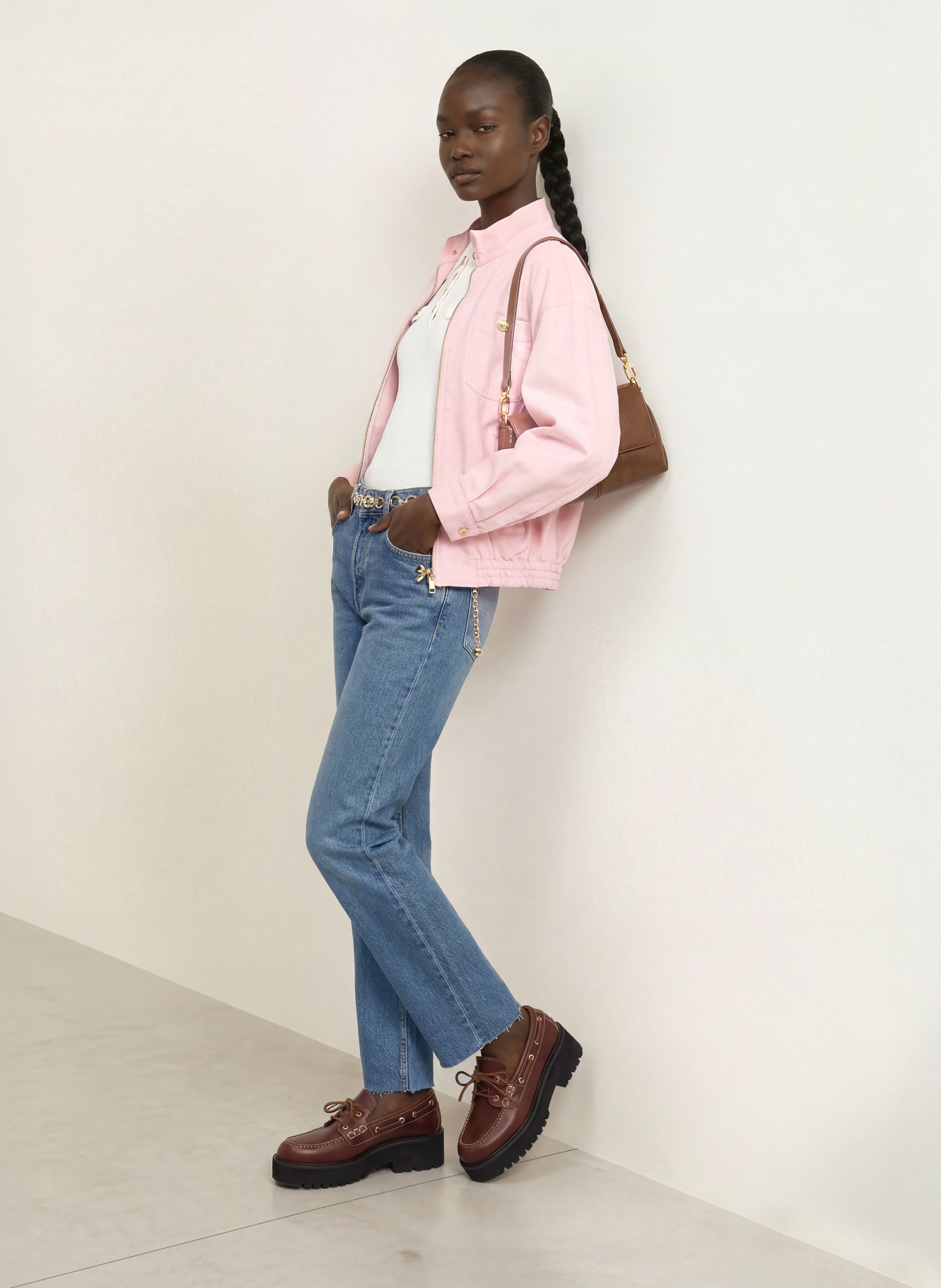 maje Straight Jeans: 0201 BLUE