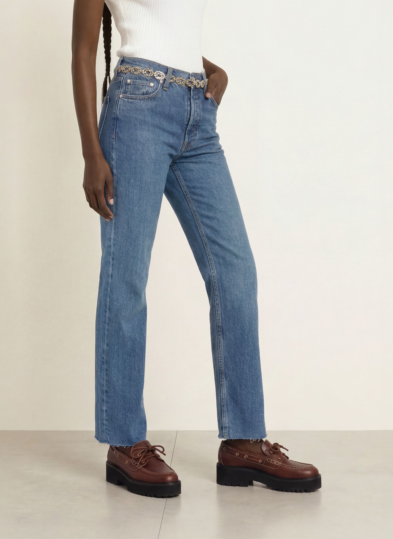 maje Straight Jeans: 0201 BLUE