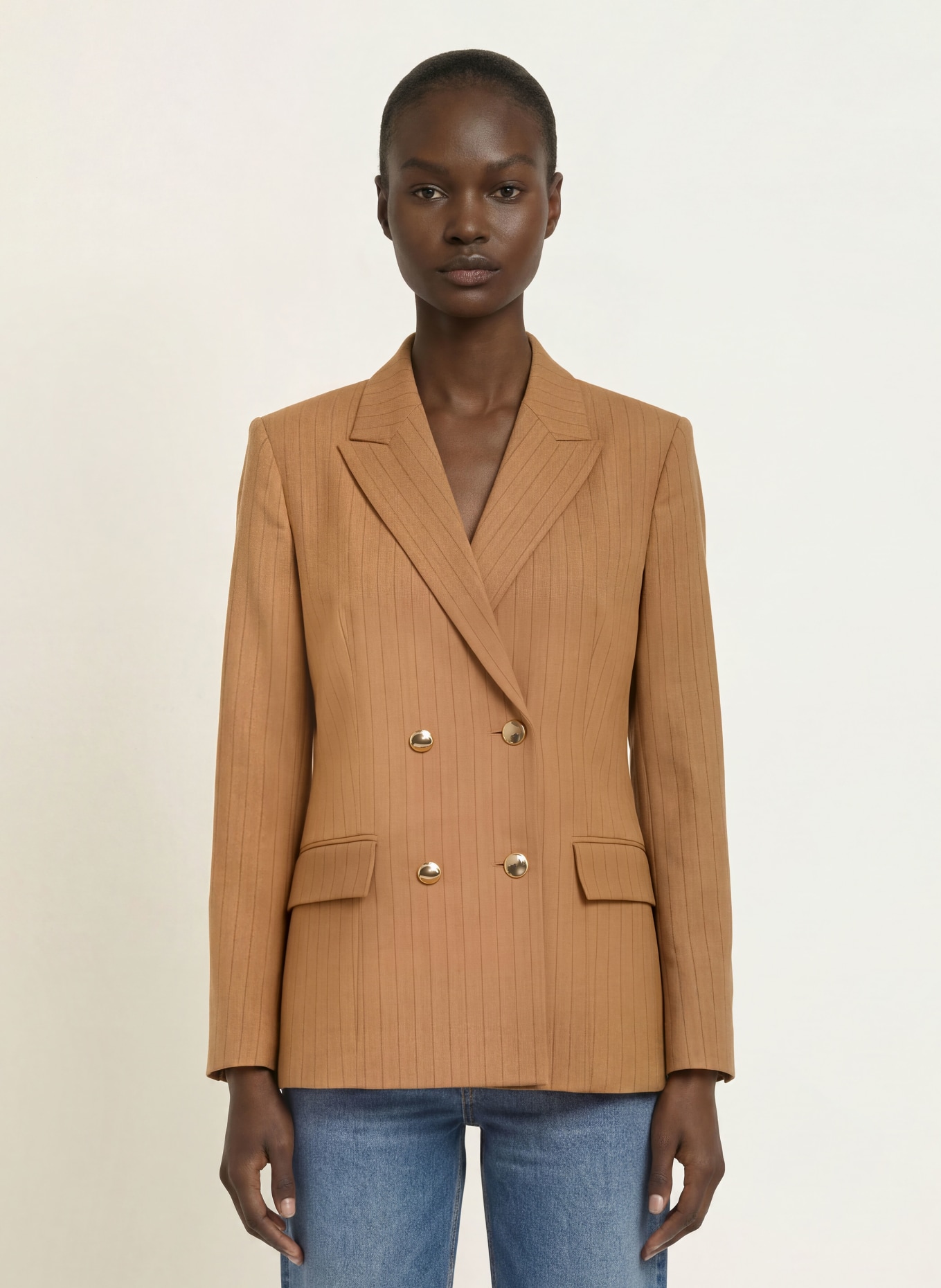 maje Blazer: COGNAC / DUNKELBRAUN