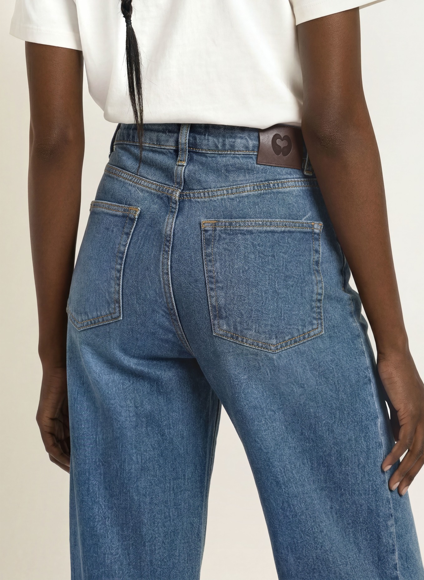 maje Wide Leg Jeans: 0201 BLUE