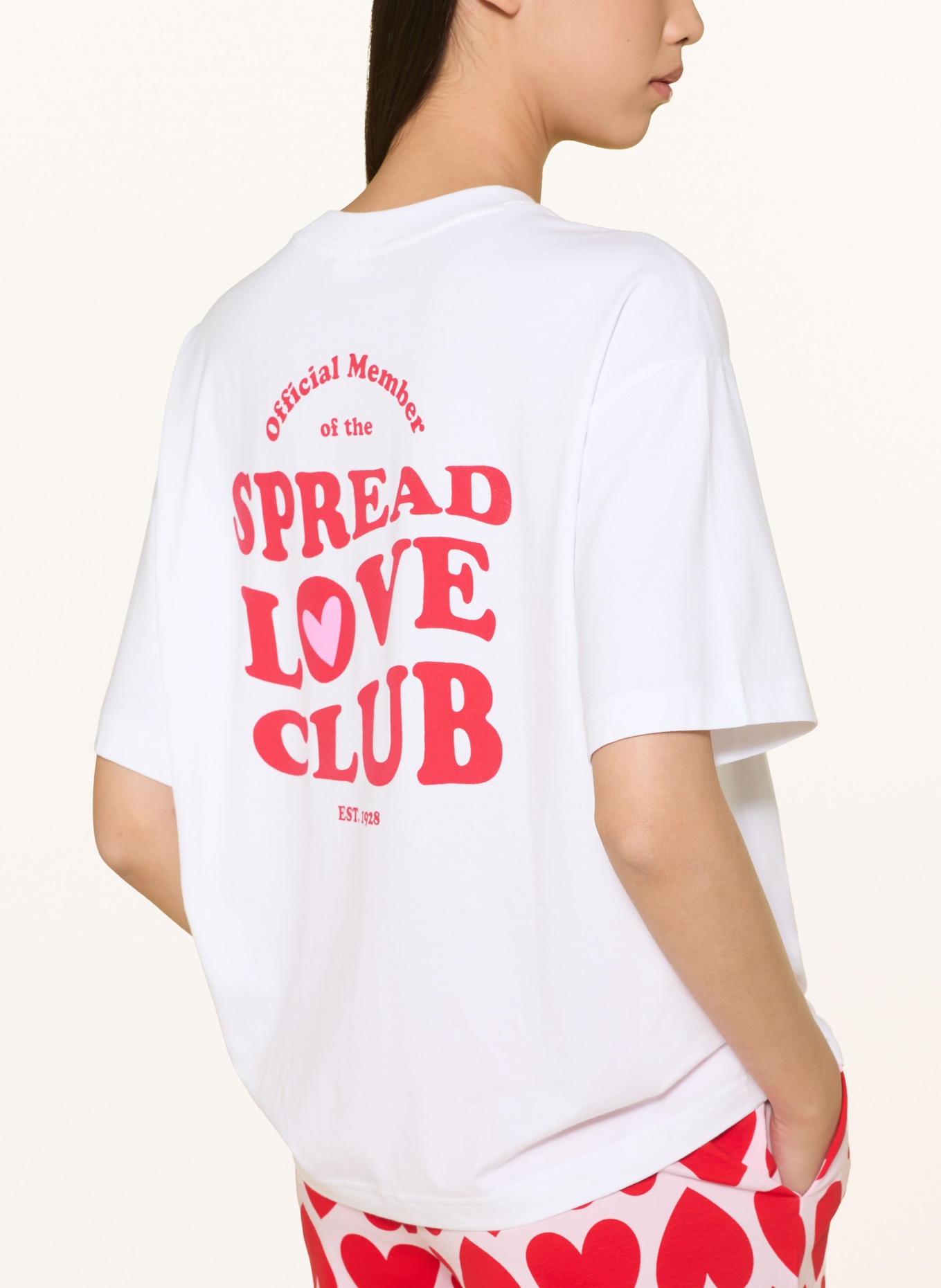 mey SOLID LOVE Pajama shirt Collection: WHITE / PINK / RED