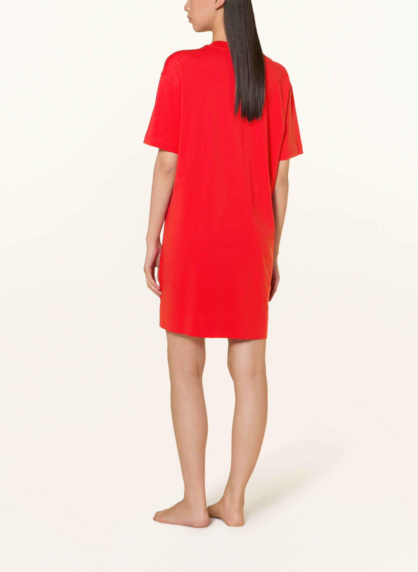 mey Chemise de nuit de la gamme SOLID LOVE: ROUGE