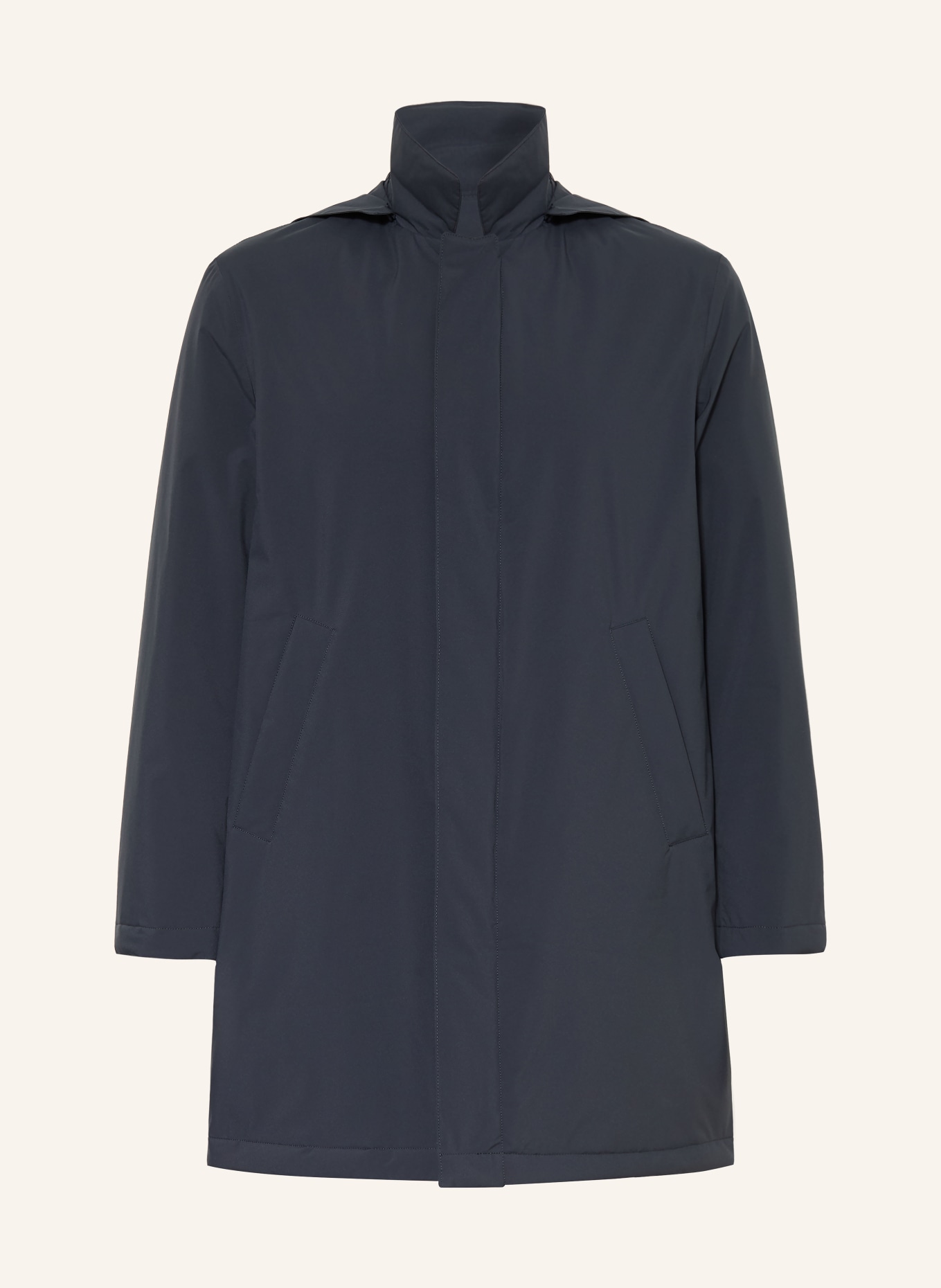 Marc O'Polo Parka mit abnehmbarer Kapuze: DUNKELGRAU