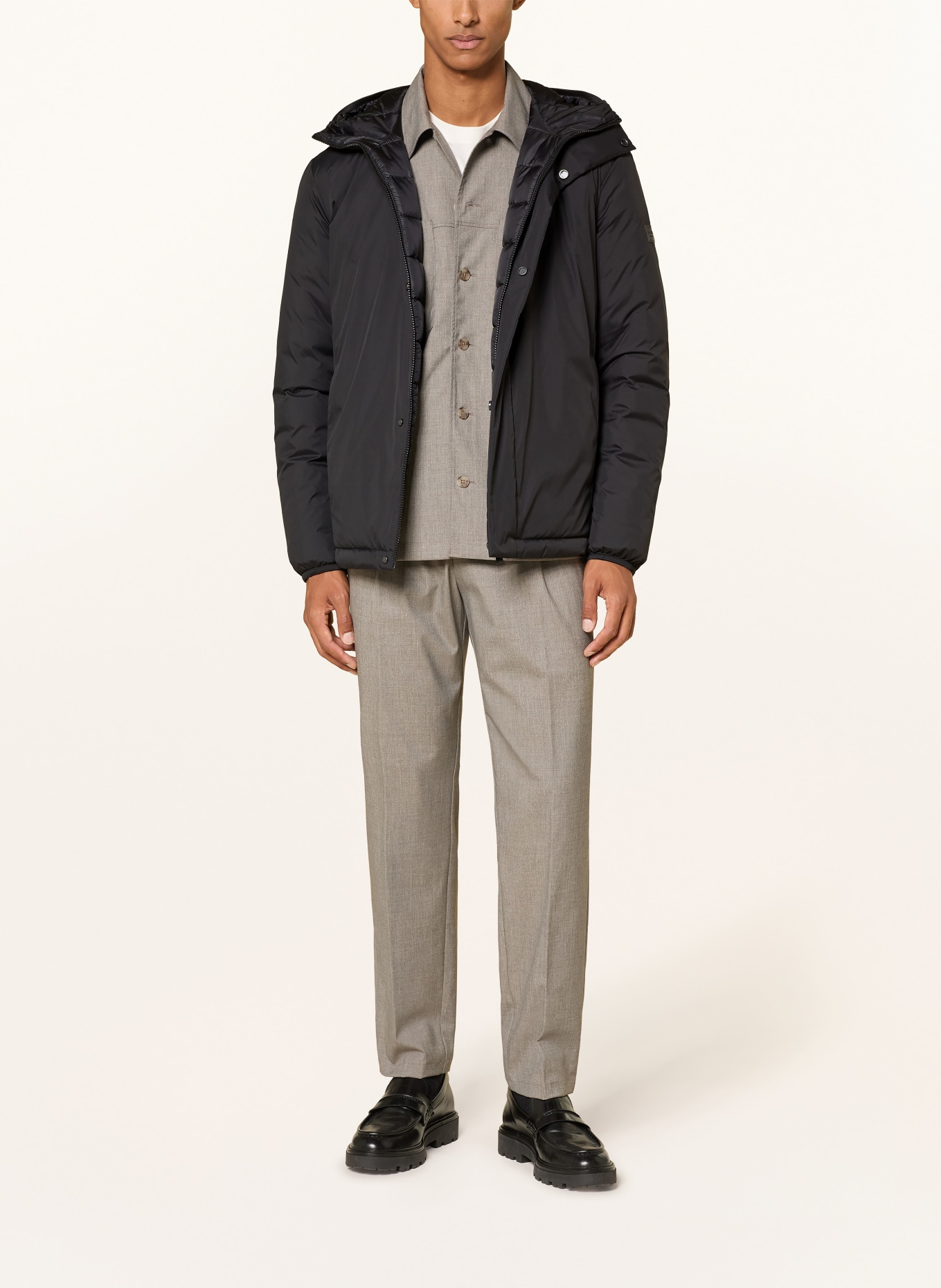 Marc O'Polo Reversible Quilted Jacket: BLACK