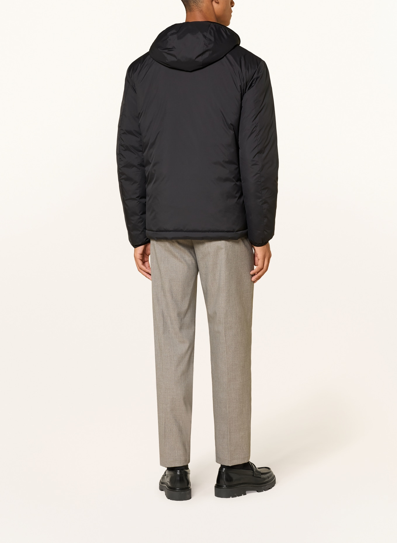 Marc O'Polo Reversible Quilted Jacket: BLACK