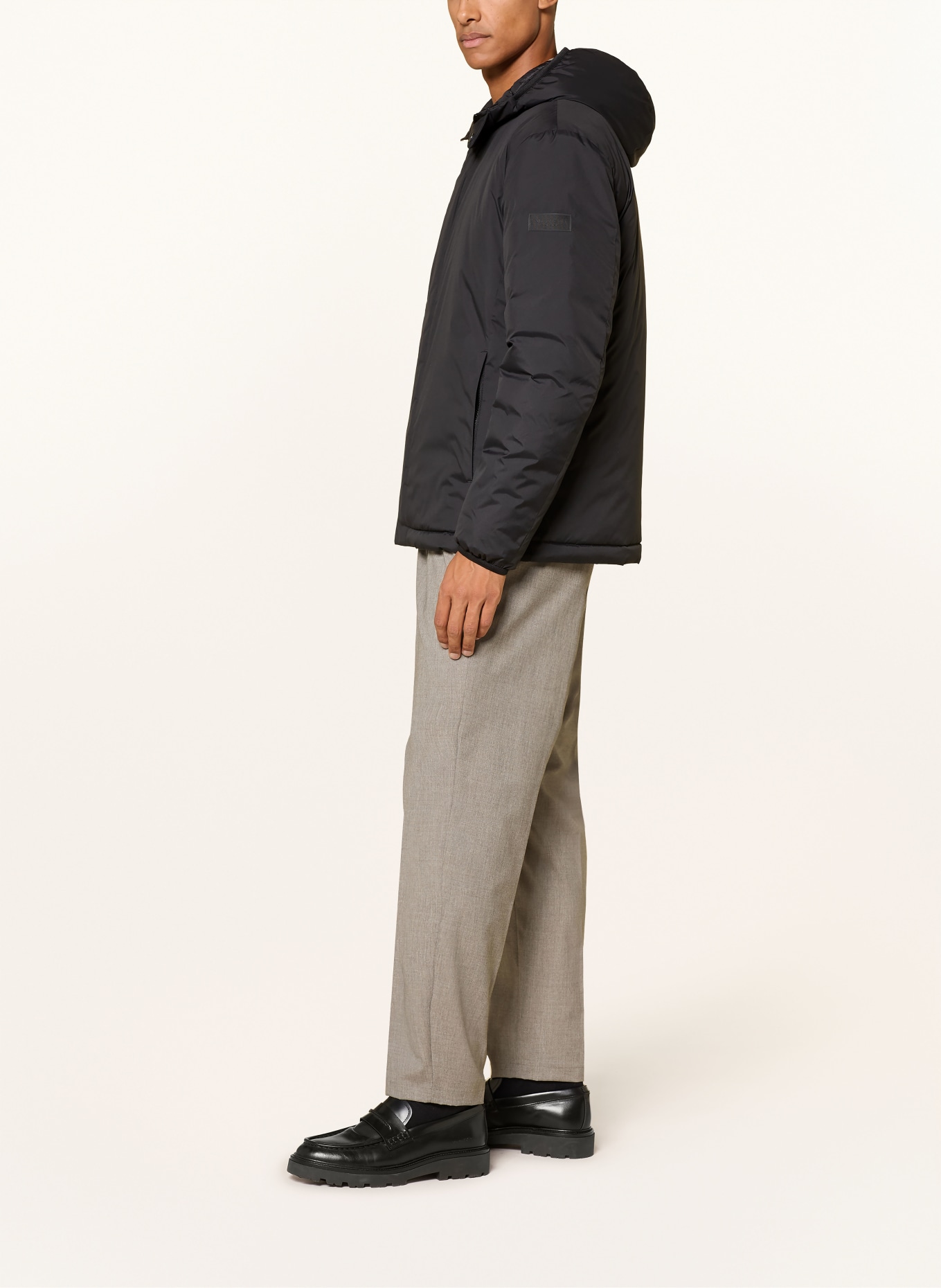 Marc O'Polo Reversible Quilted Jacket: BLACK
