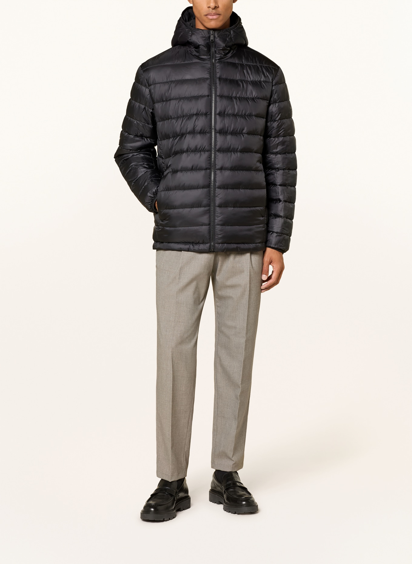 Marc O'Polo Reversible Quilted Jacket: BLACK