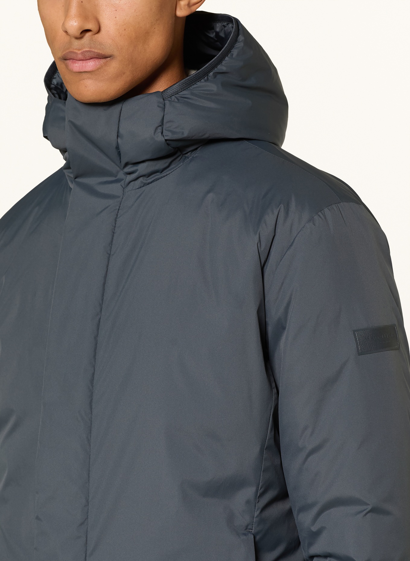 Marc O'Polo Reversible Quilted Jacket: DARK GRAY