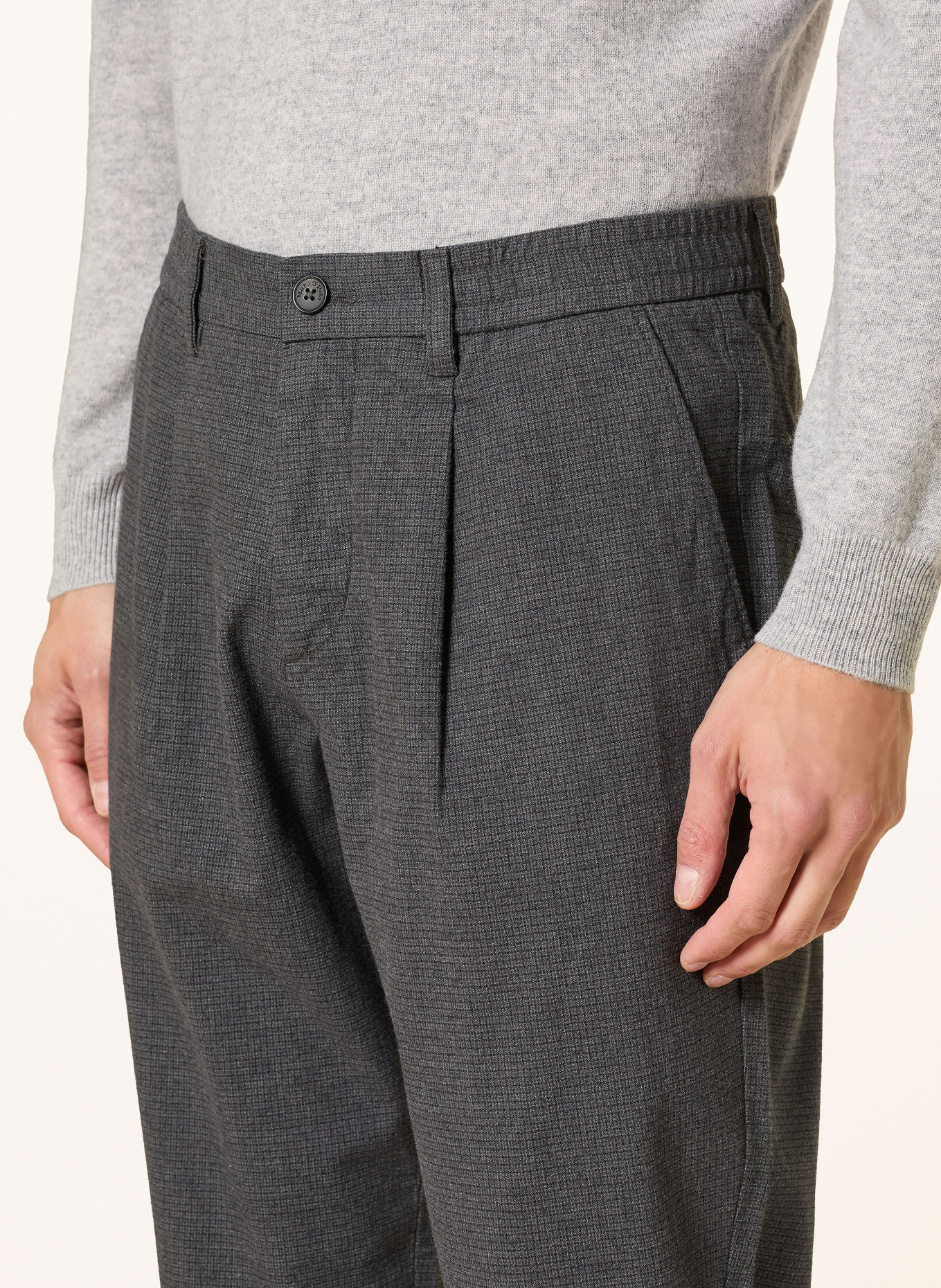 Marc O'Polo Chino MOROT JOGGER Extra Slim Fit: DUNKELGRAU / GRAU