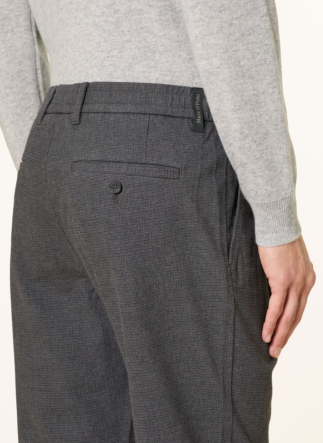 Marc O'Polo Chino MOROT JOGGER Extra Slim Fit: DUNKELGRAU / GRAU