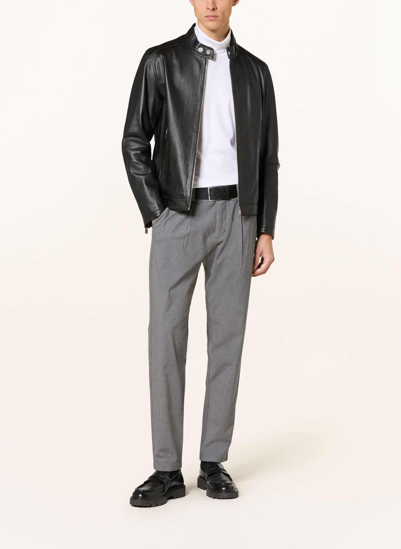 Marc O'Polo Chino MOROT JOGGER Extra Slim Fit: LYSEGRÅ / GRÅ