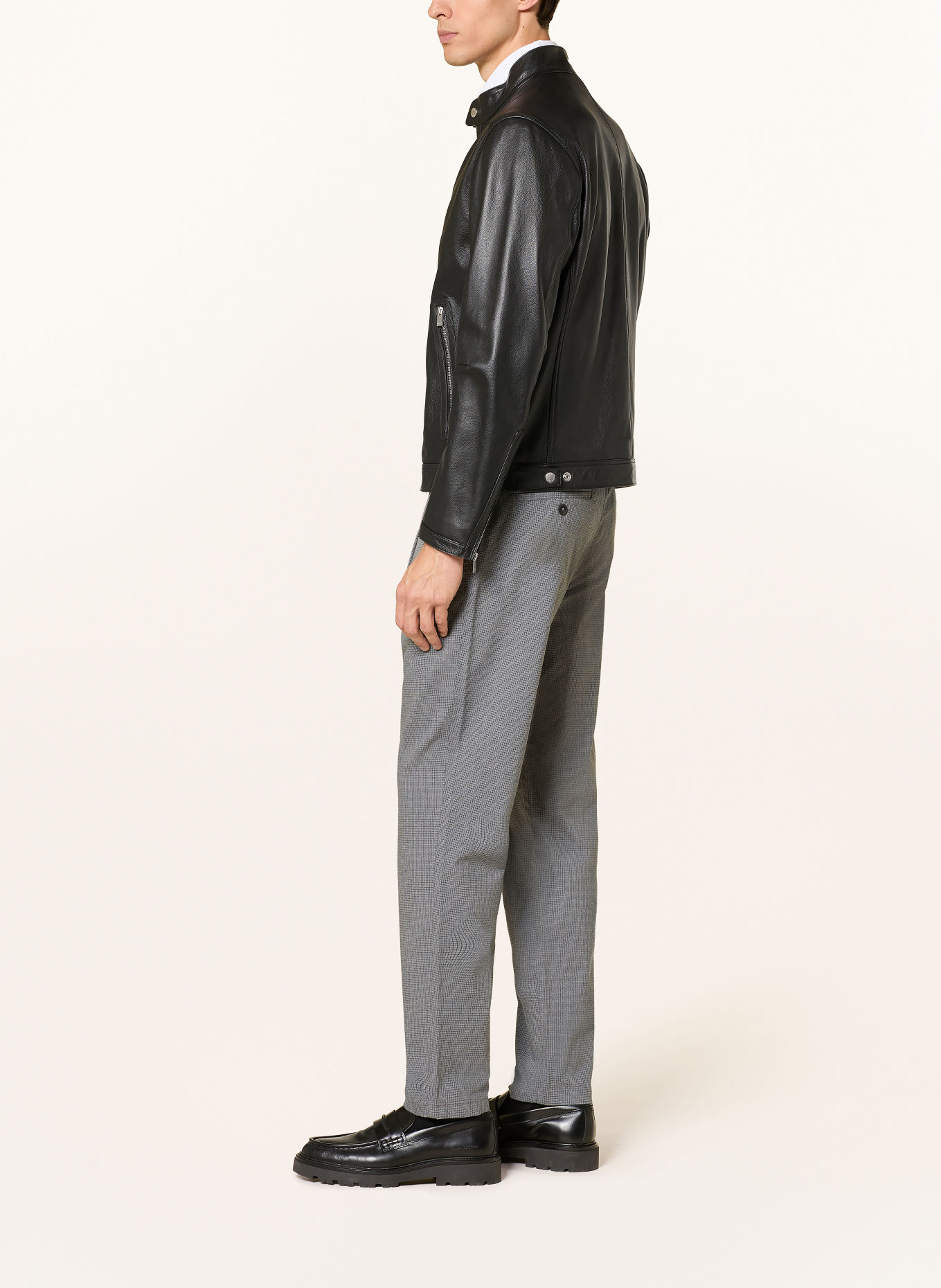 Marc O'Polo Chino MOROT JOGGER Extra Slim Fit: LYSEGRÅ / GRÅ