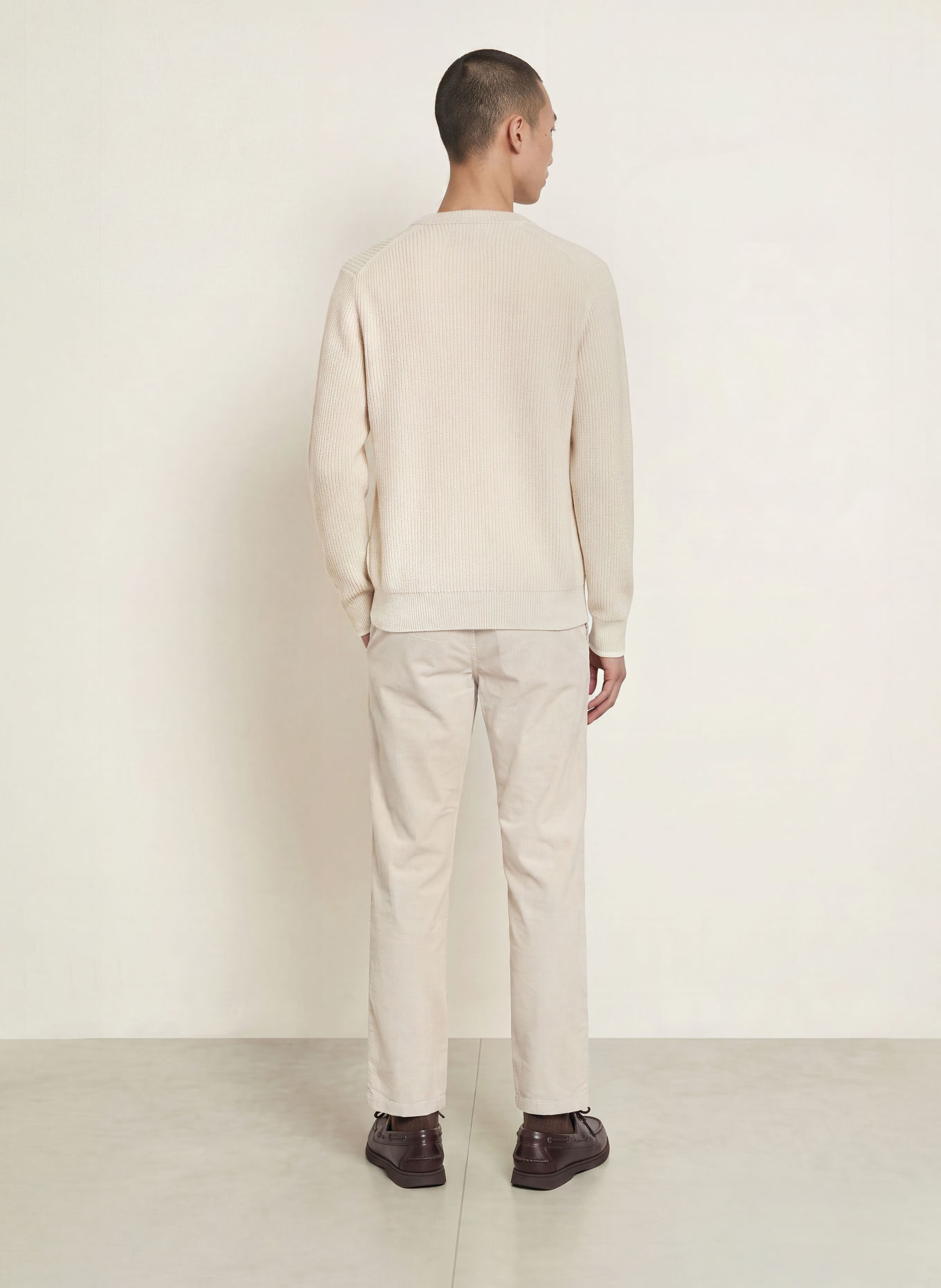 Marc O'Polo MADS JOGGER Cord Pants, Regular Fit: BEIGE