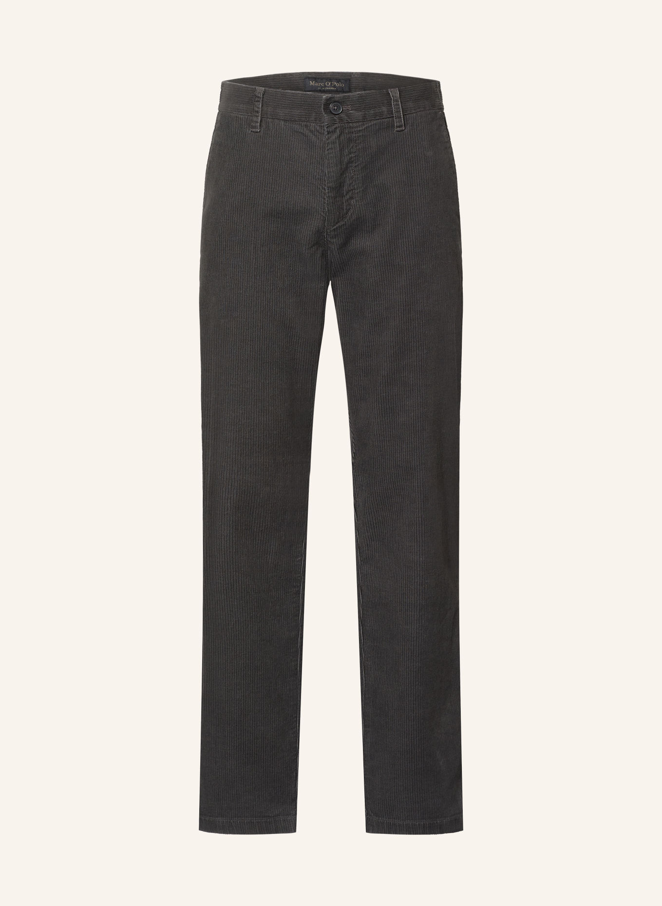 Marc O'Polo MADS JOGGER Cord Pants, Regular Fit: DARK GRAY