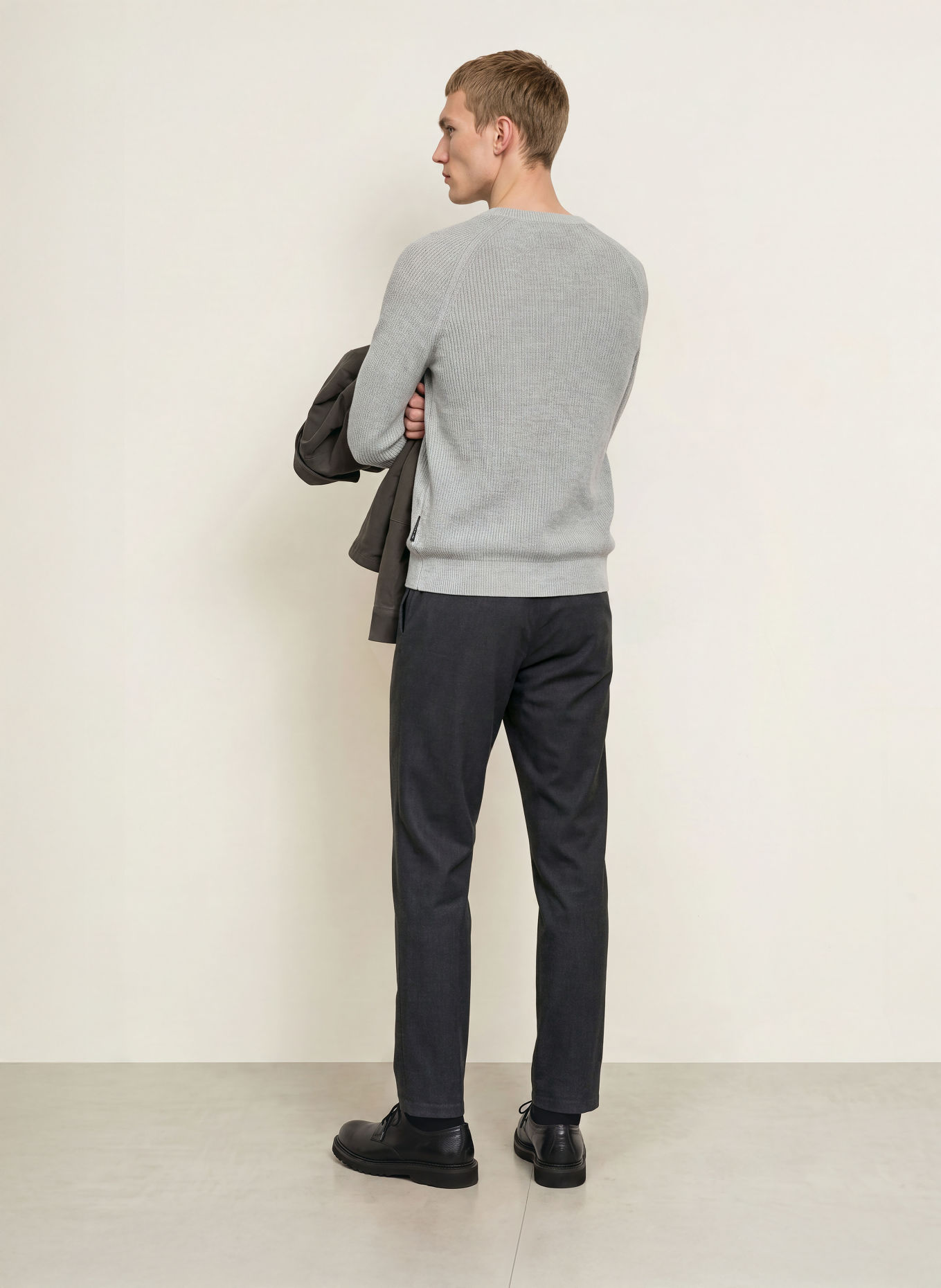 Marc O'Polo Pantaloni chino MOROT cu croială conică: NEGRU