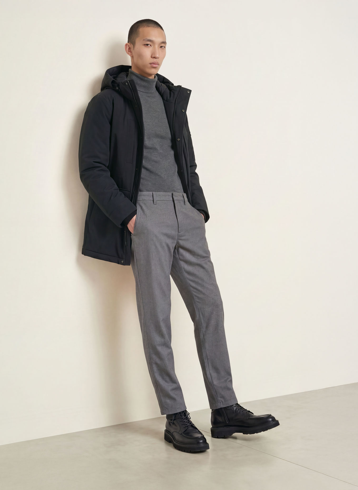 Marc O'Polo Chino MOROT Tapered Fit: GRAU