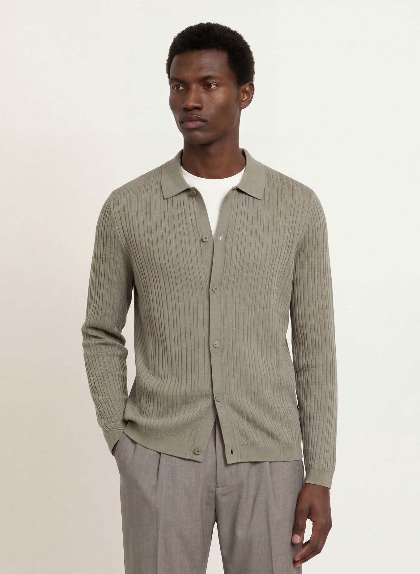 Marc O'Polo Strickjacke: DUNKELGRAU