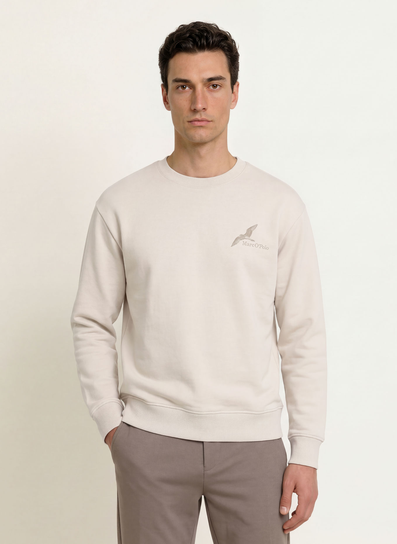Marc O'Polo Sweatshirt: BEIGE