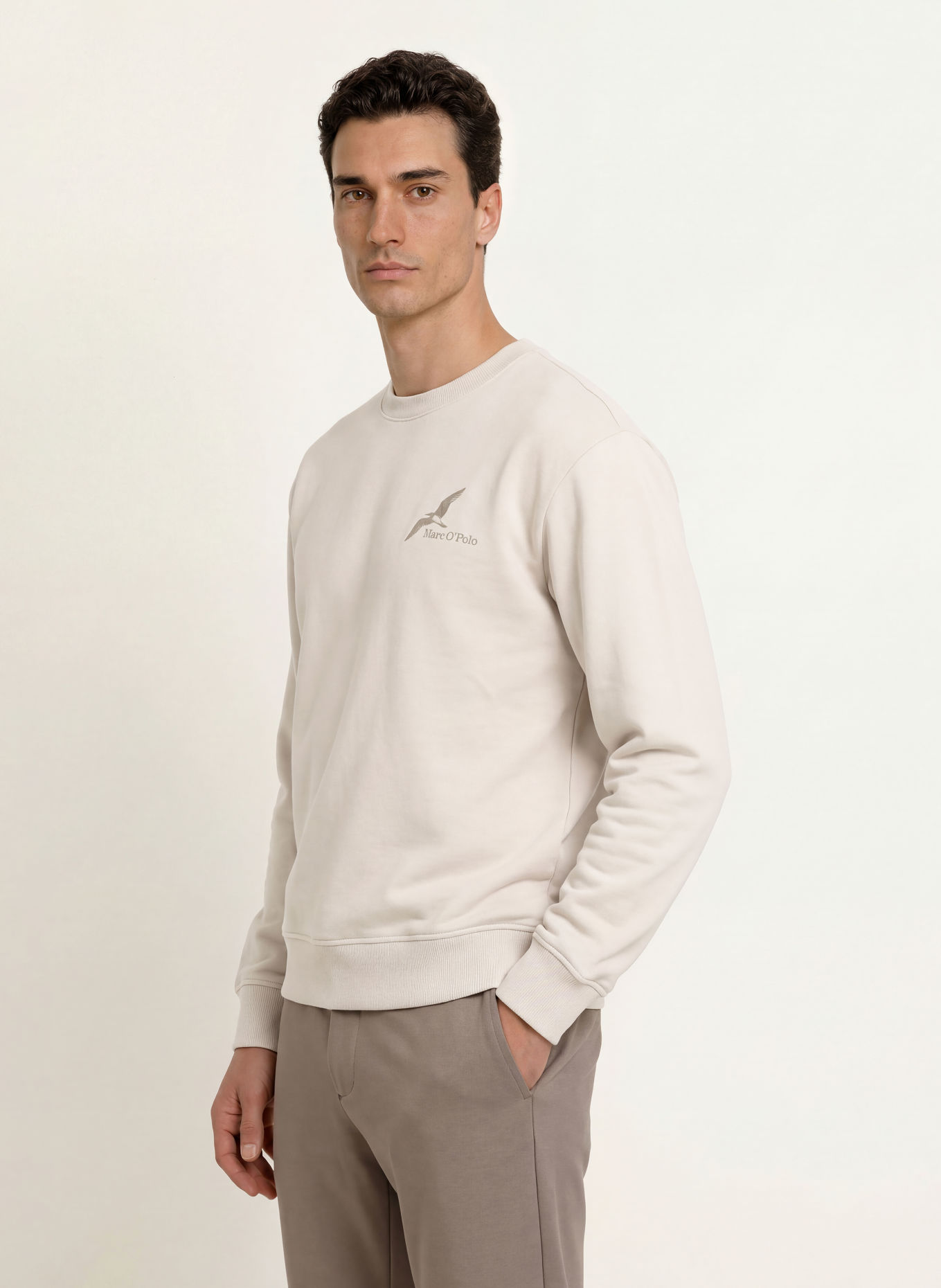 Marc O'Polo Sweatshirt: BEIGE