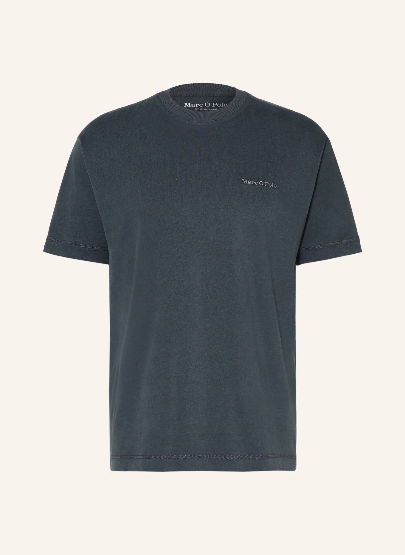 Marc O'Polo T-shirt: DONKERGRIJS