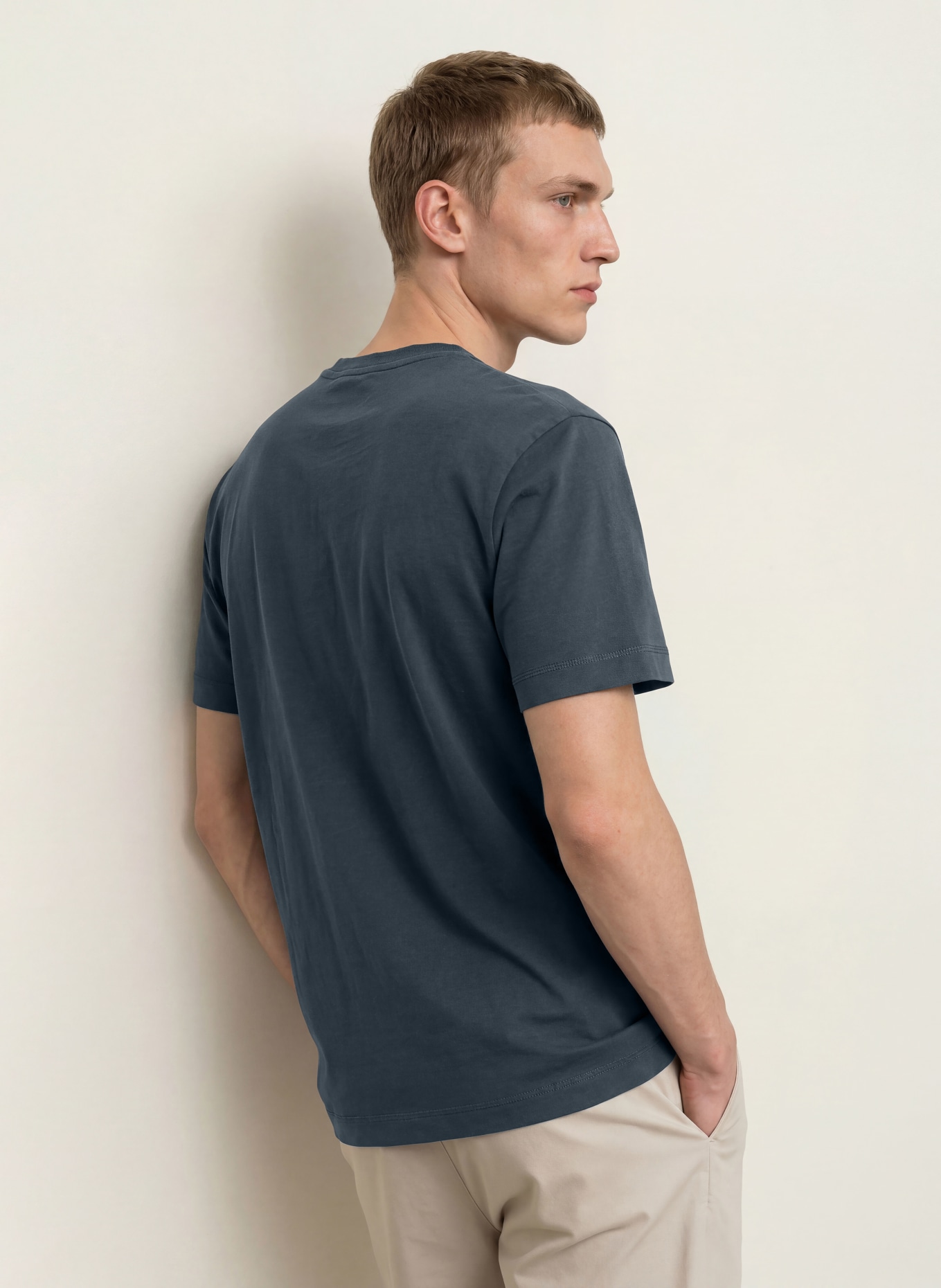 Marc O'Polo T-shirt: DONKERGRIJS