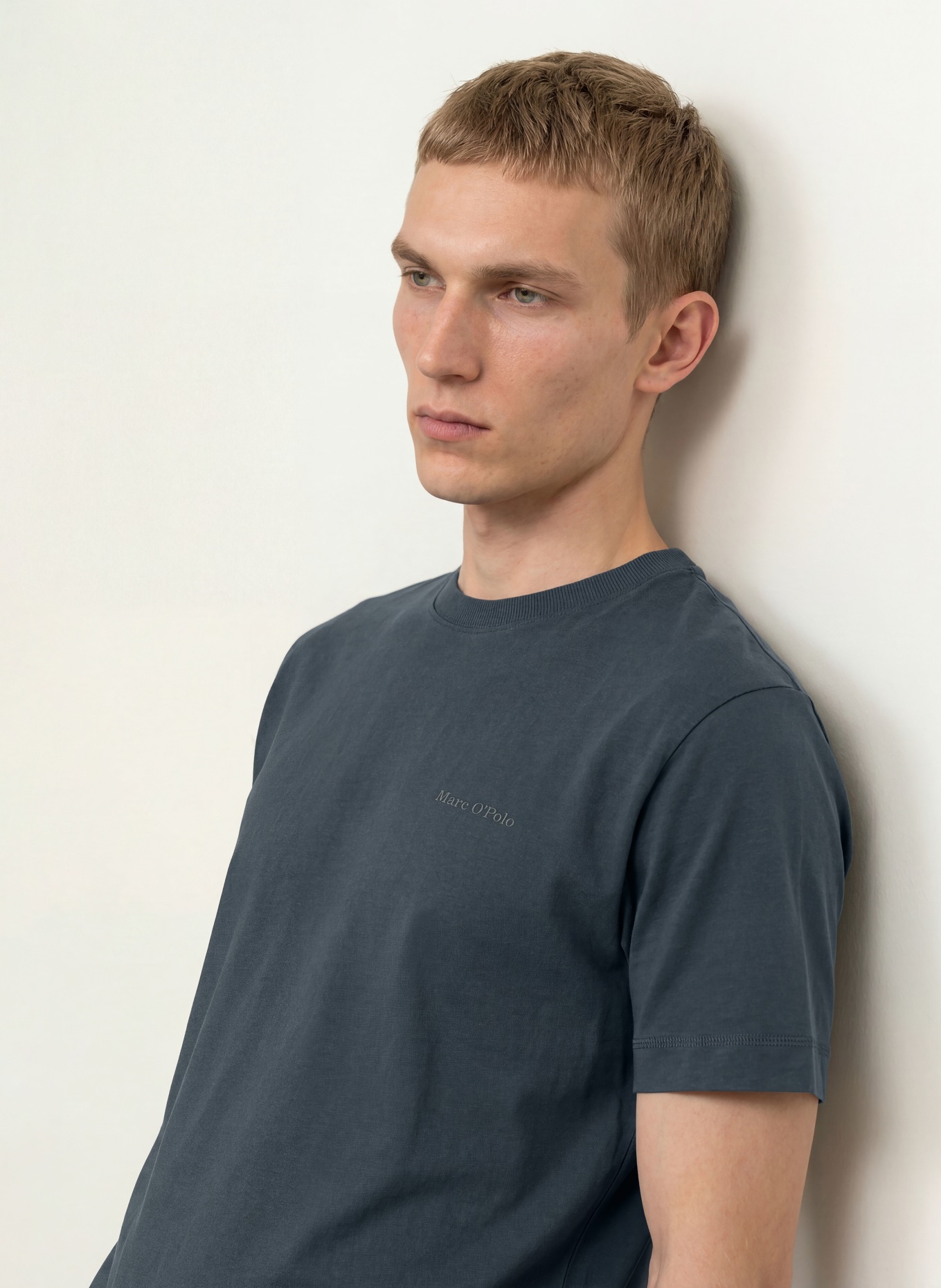 Marc O'Polo T-shirt: DONKERGRIJS