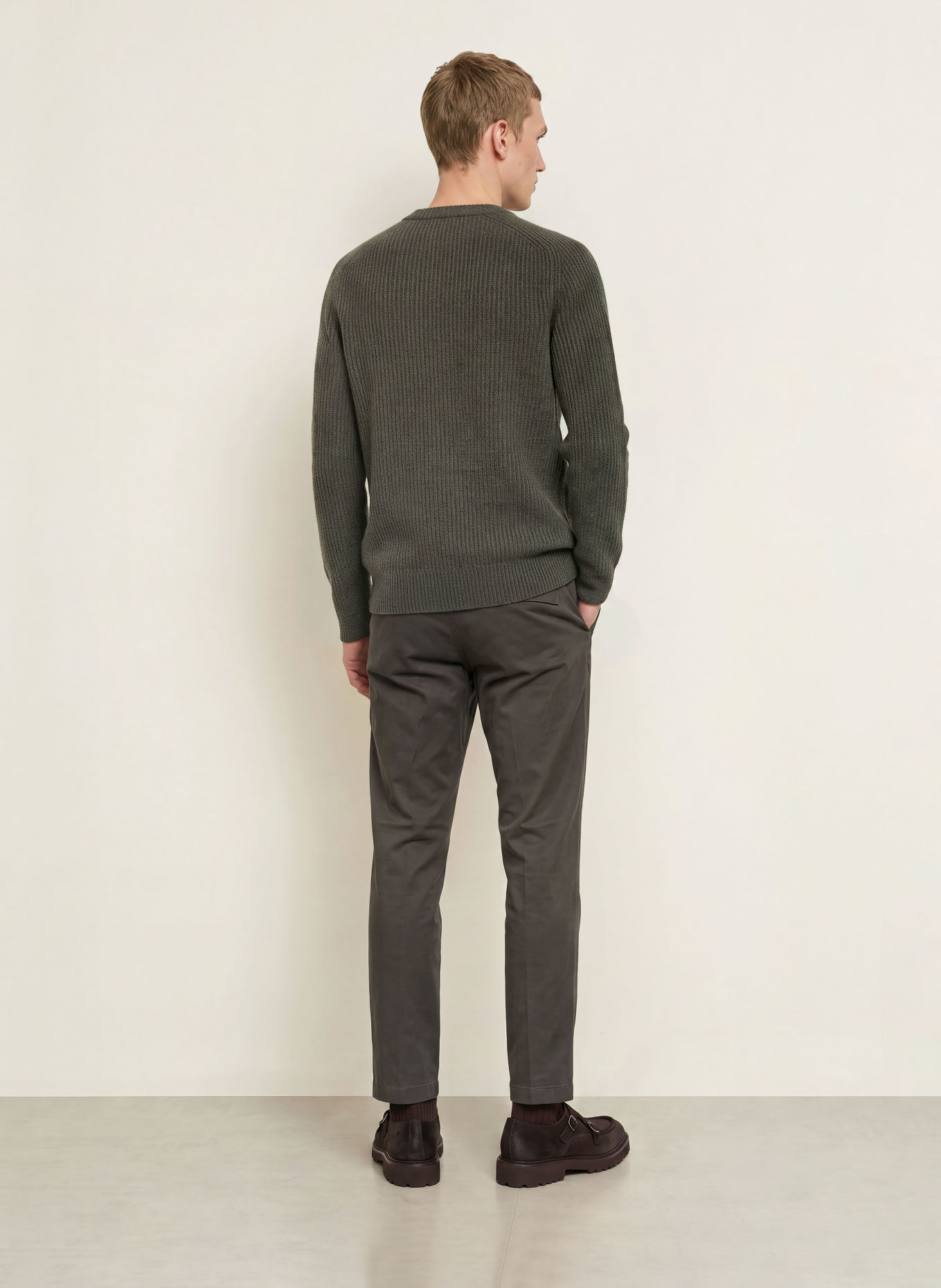 Marc O'Polo Sweater: KHAKI