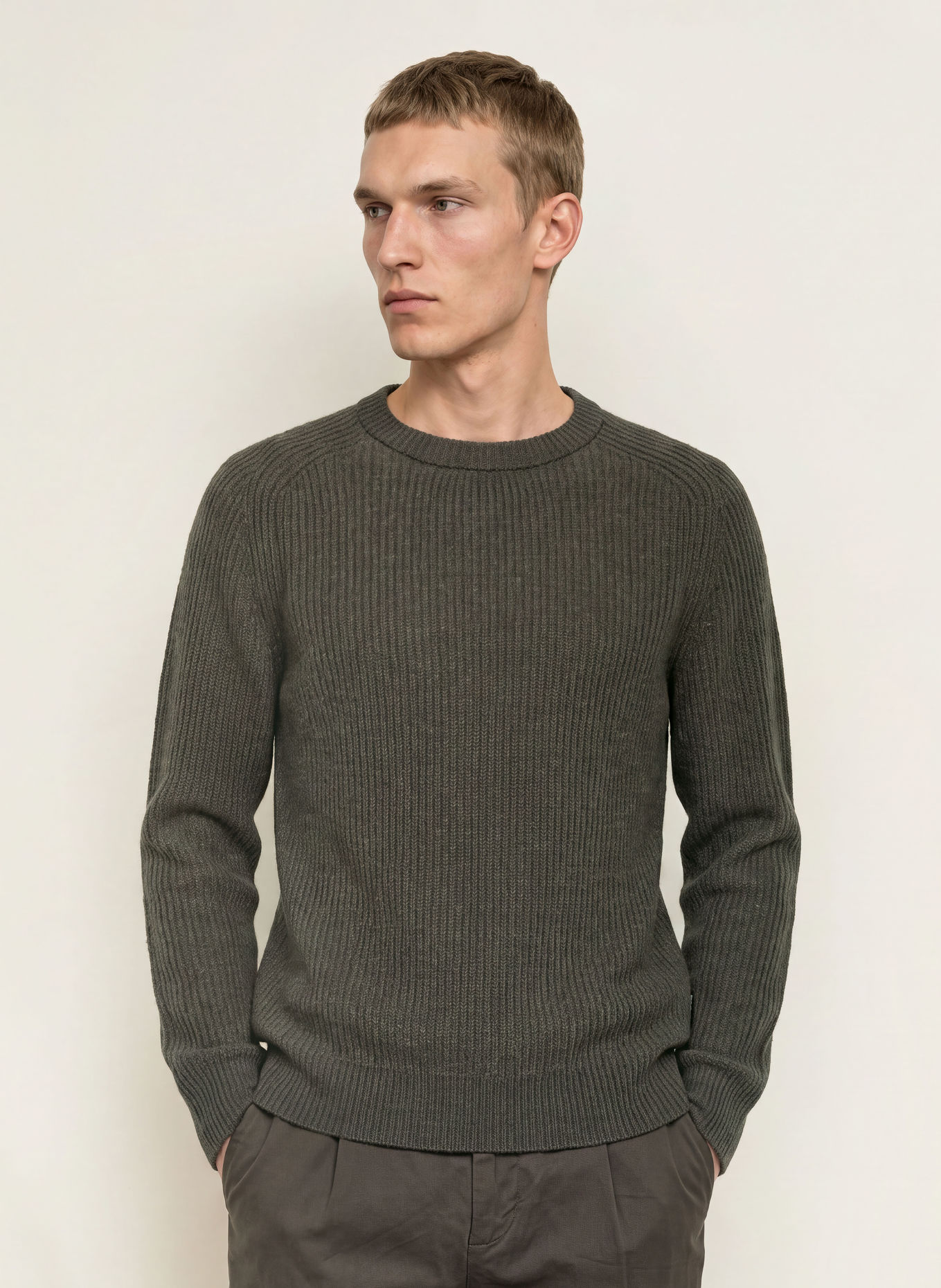 Marc O'Polo Sweater: KHAKI