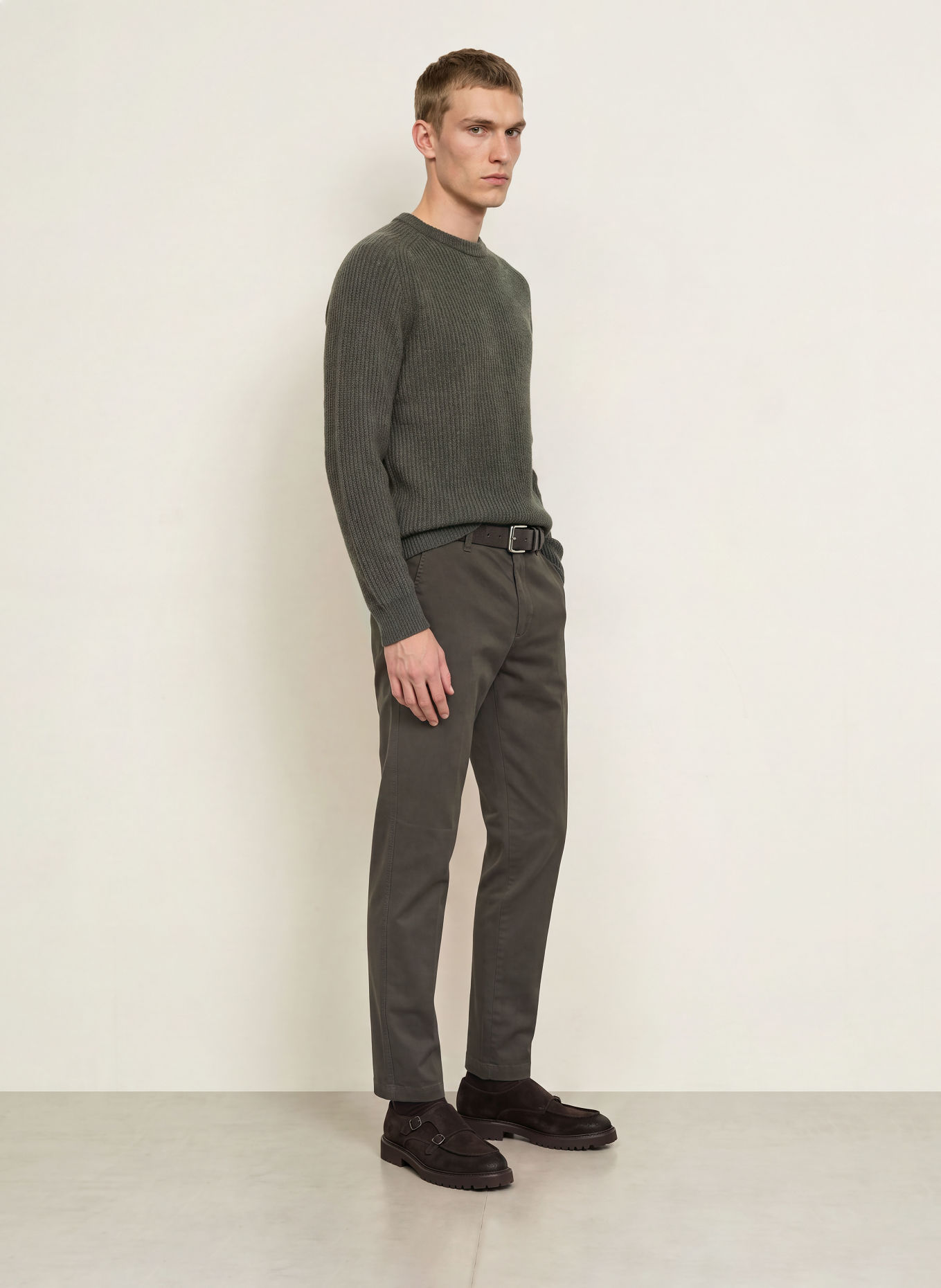 Marc O'Polo Sweater: KHAKI