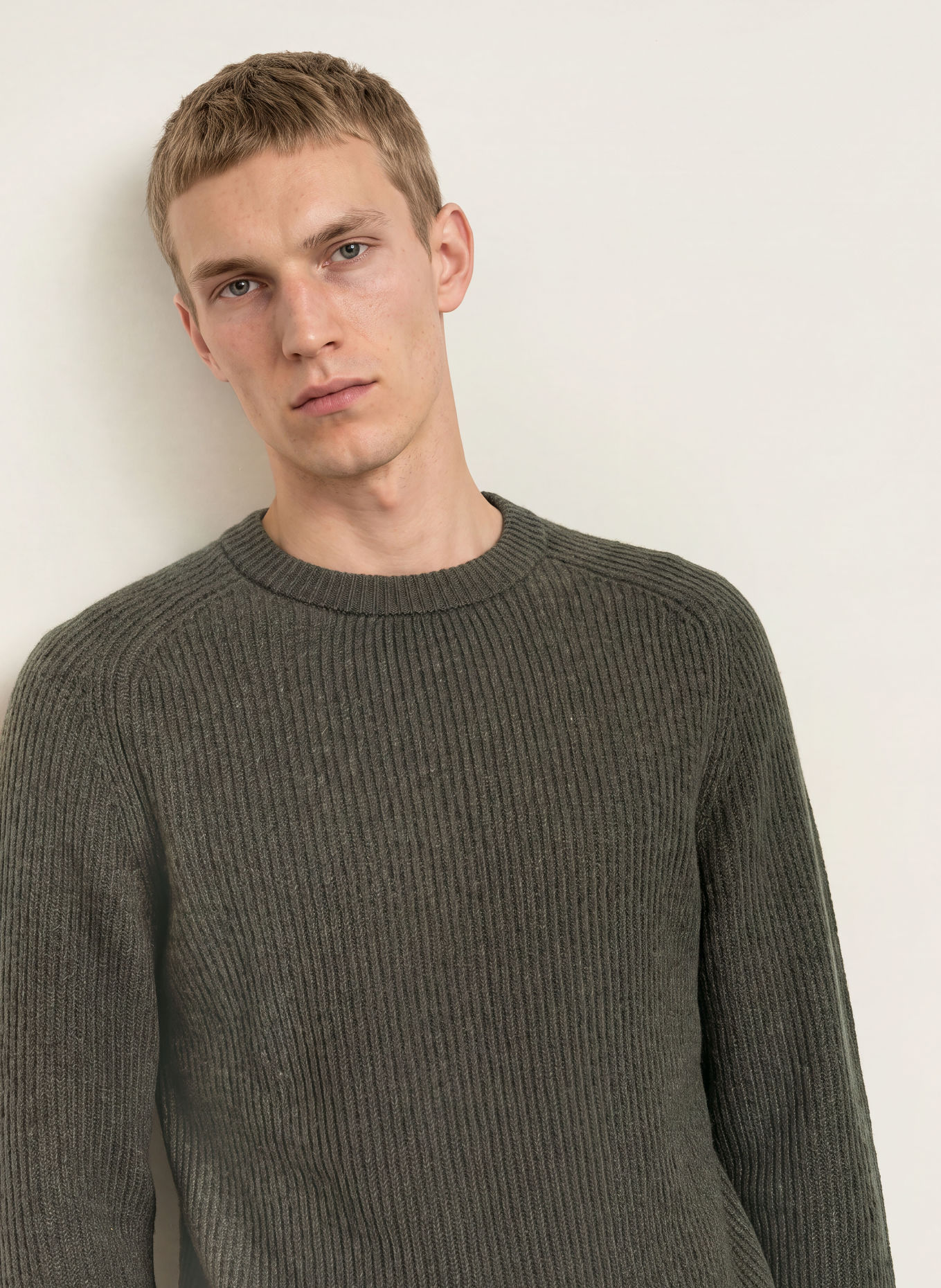 Marc O'Polo Sweater: KHAKI