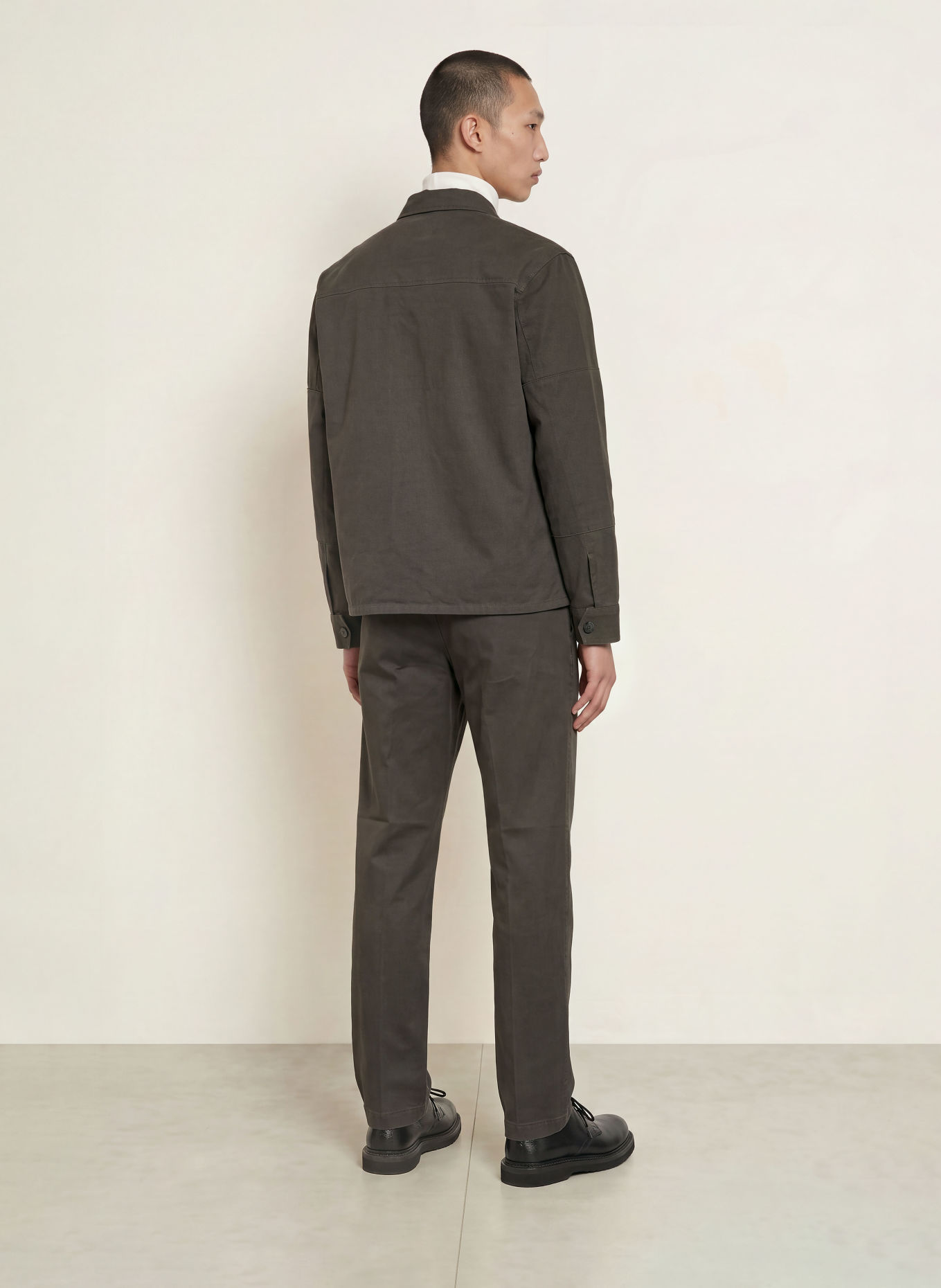 Marc O'Polo Chino OSBY PLEATS Tapered Fit: GRAU