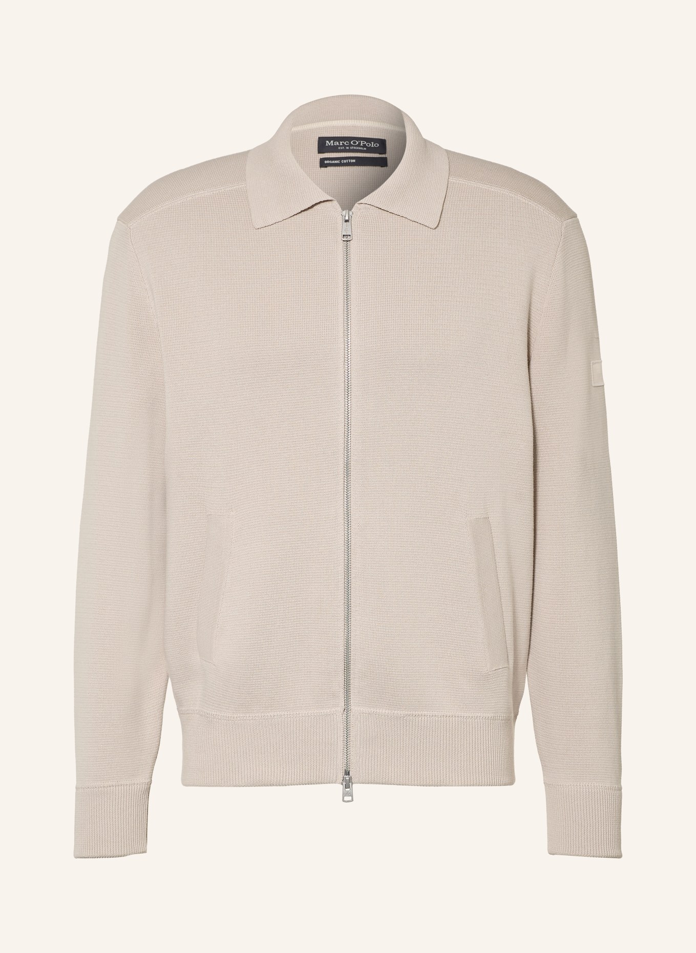 Marc O'Polo Strickjacke: HELLGRAU