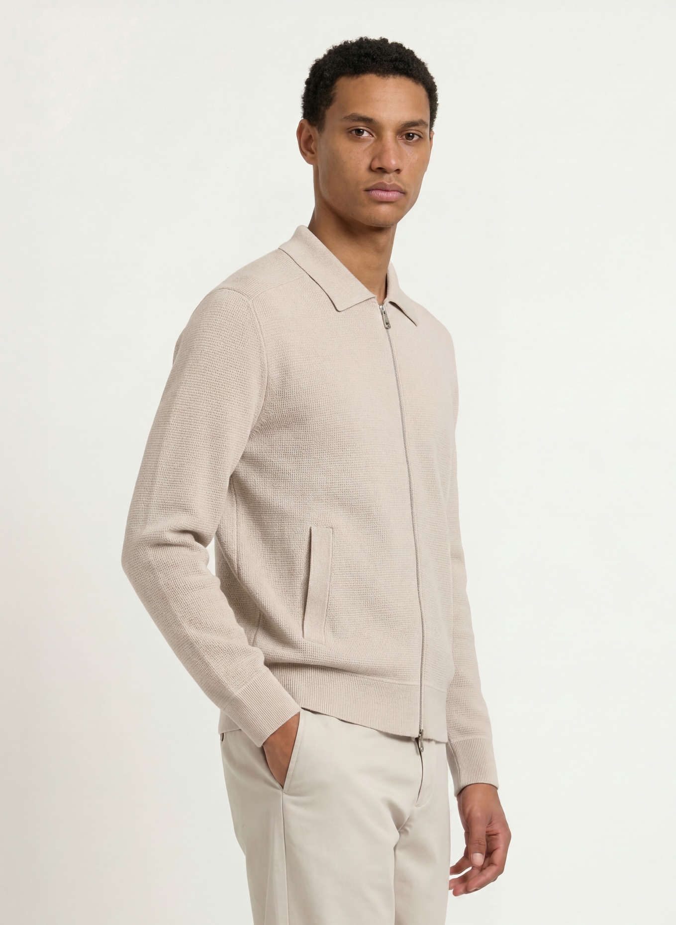 Marc O'Polo Strickjacke: HELLGRAU