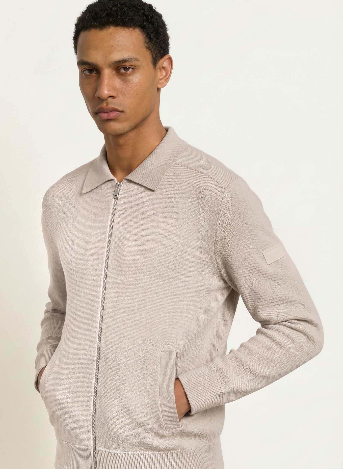 Marc O'Polo Strickjacke: HELLGRAU