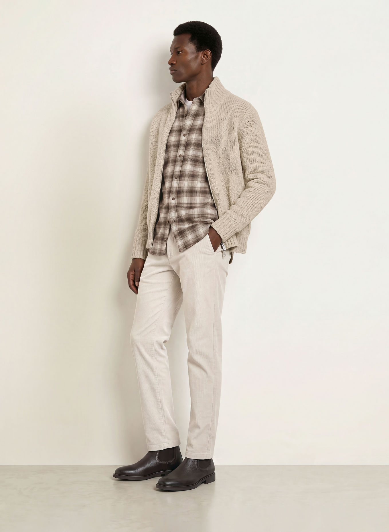 Marc O'Polo Cardigan: BEIGE